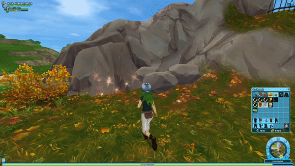 A very common quest setup: go here, drag item there, wait, return.