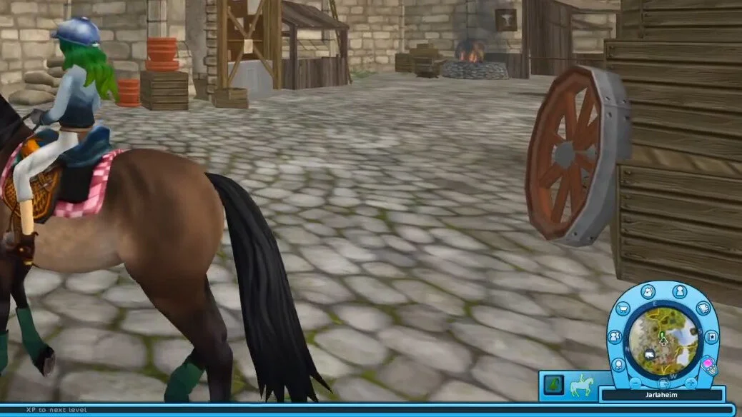 My location marker looks like it’s exactly on the quest marker, but the quest giver is actually outside of town and further down.