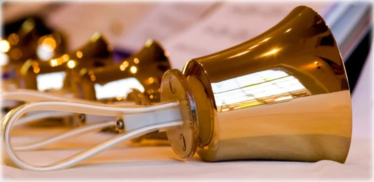 Joyful Noise Handbell Choir rehearsal - Sanctuary  