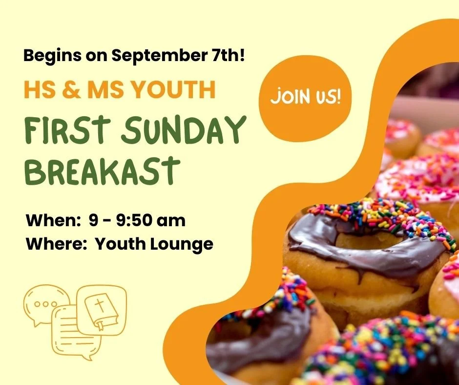First Sunday Breakfast - Youth Lounge