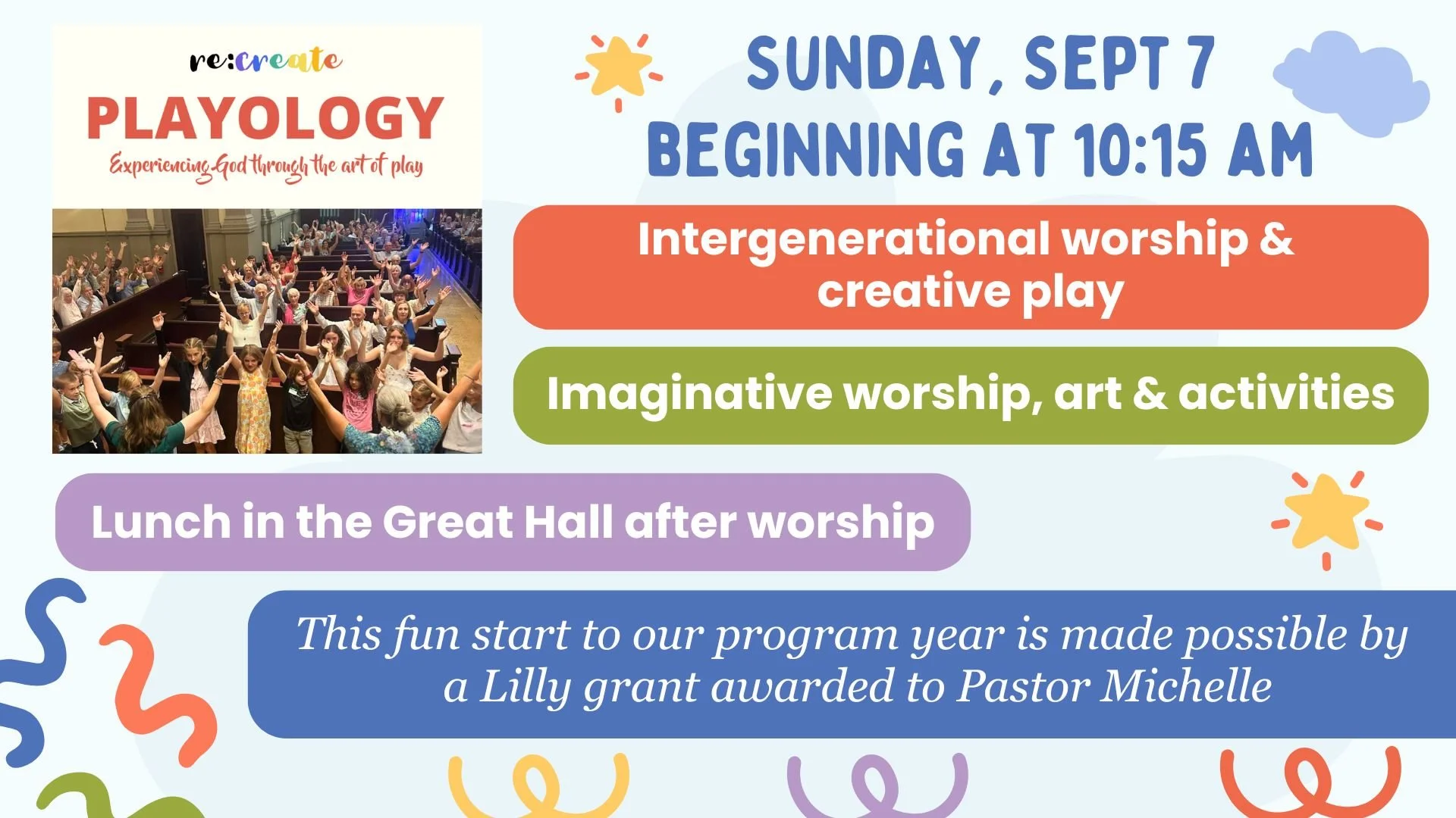Playology worship service