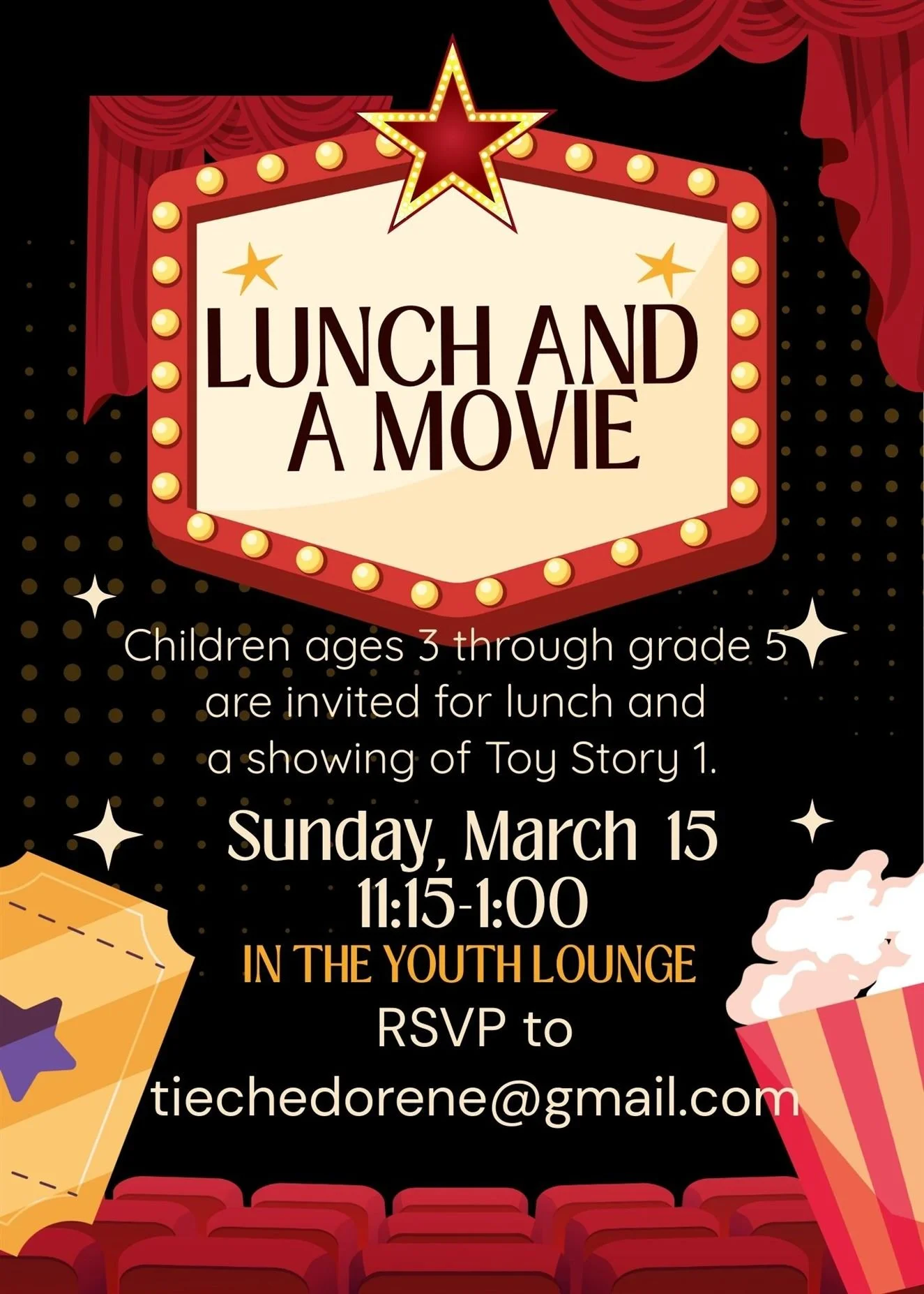 Children's movie party - Youth Lounge