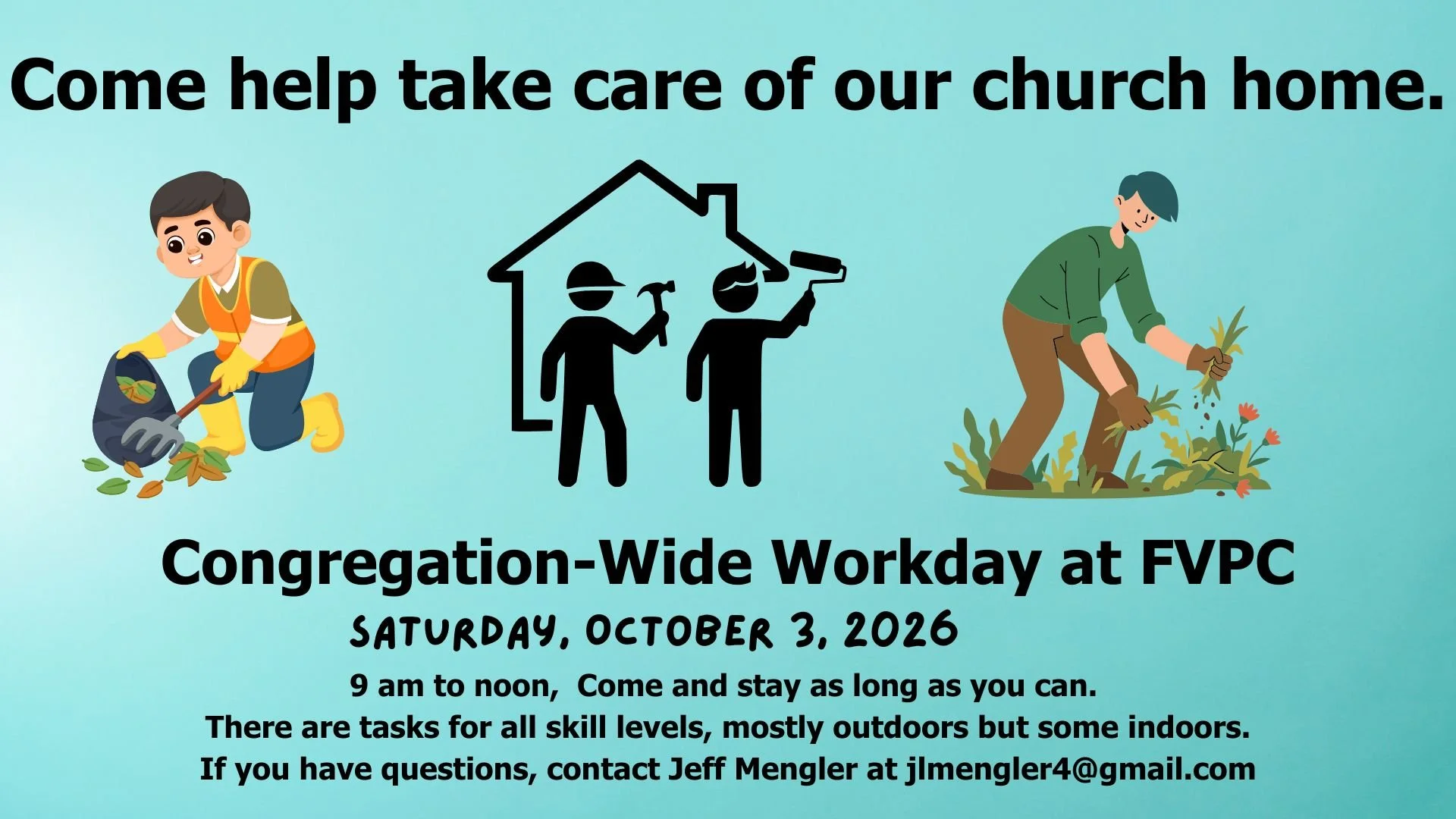 Fall workday - Church building and grounds
