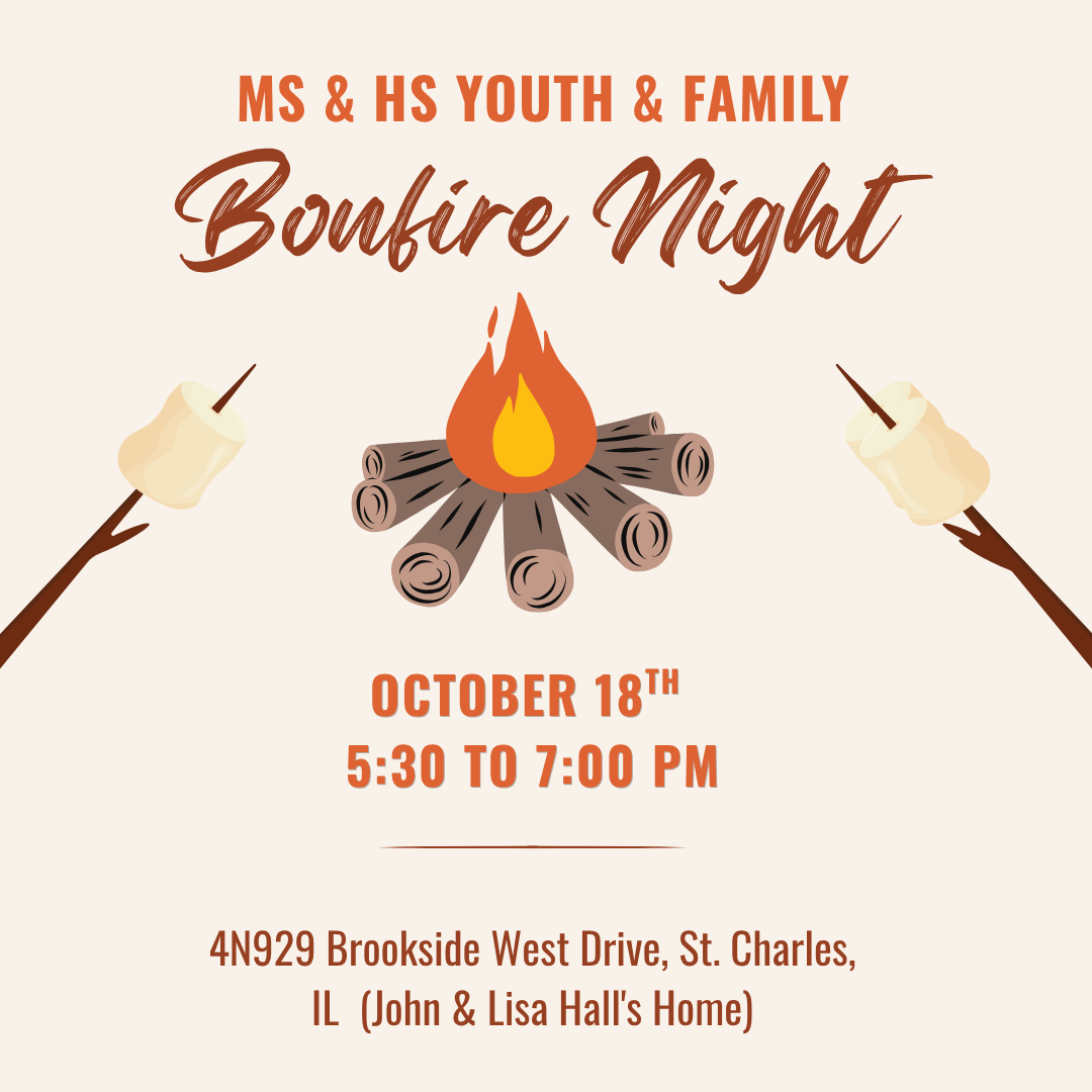 MS &amp; HS Youth &amp; Family Bonfire at the Hall's home 
