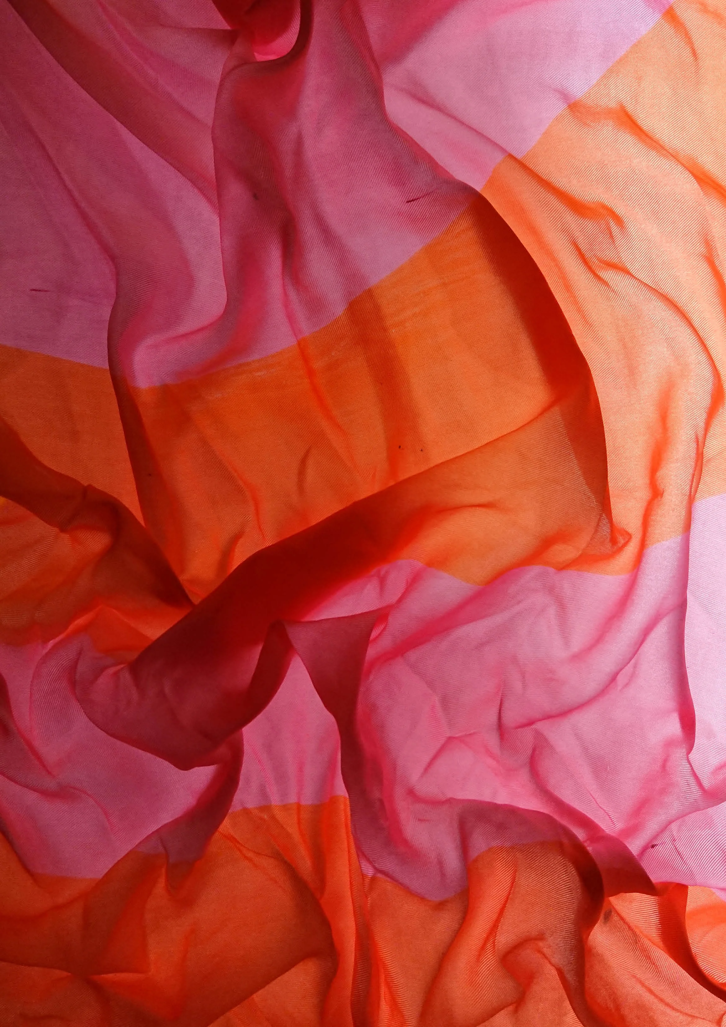 Screen Printed Silk Twill