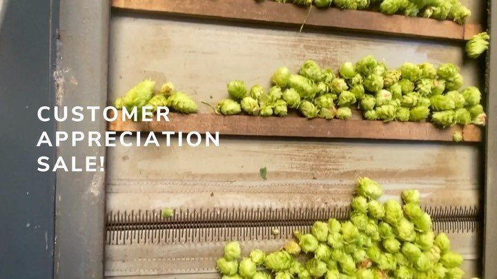 CUSTOMER APPRECIATION SALE! 

Mark your calendar! Starting on Thanksgiving and Ending on Cyber Monday, we will be giving customers free shipping on parcel (standard ground) orders and full pallets of freight! (10+ cases of hops or fruit must be shipp