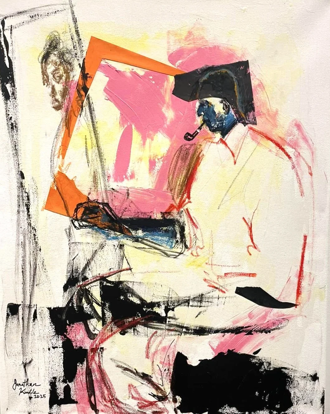 Hardman's Rhythms: Tribute to Earnest Hardman (2025)
Mixed media on Canvas
24in. x 30in.
