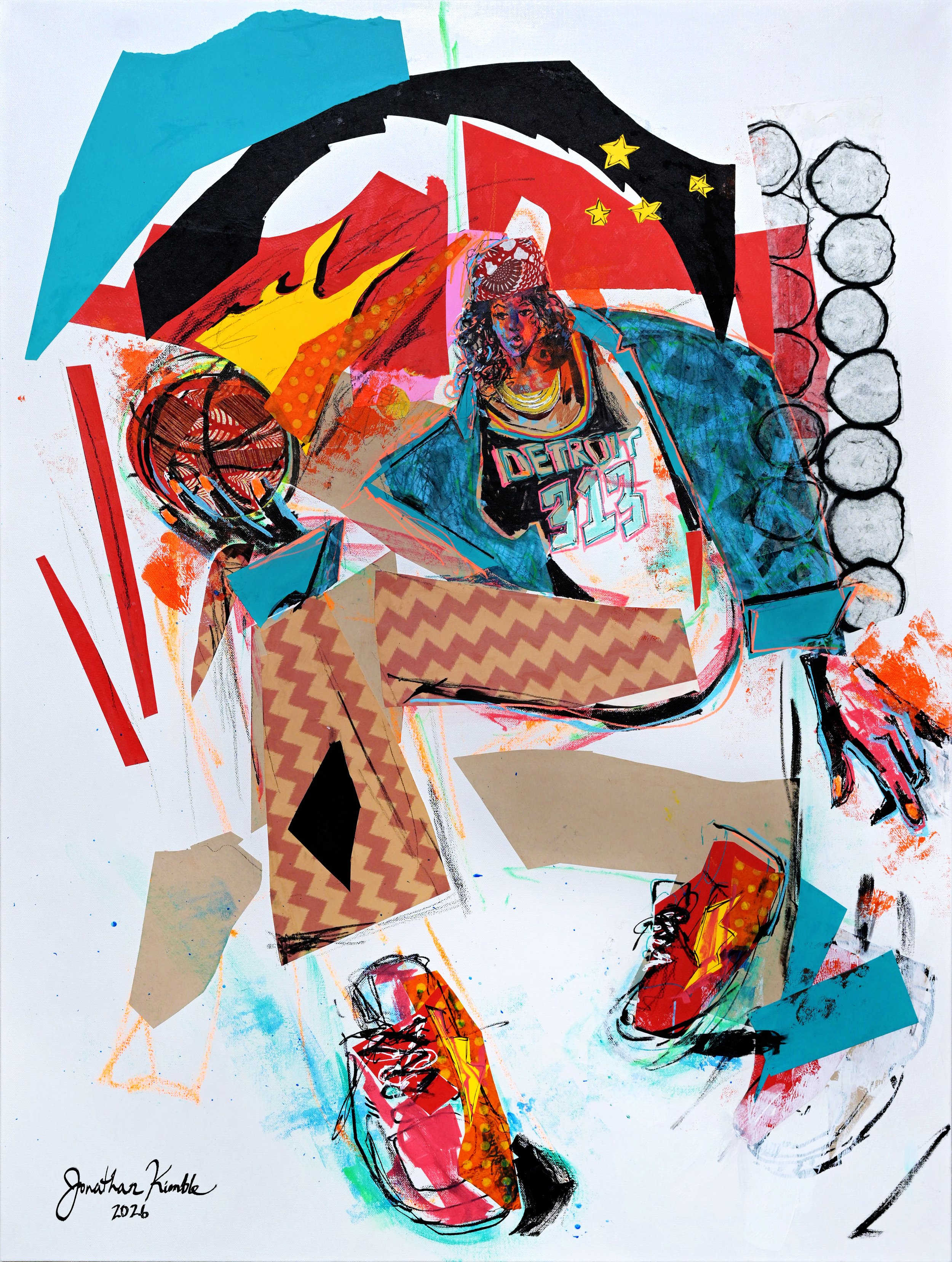 Butter Made—2026; Mixed Media on Canvas; 24in. x 36in.