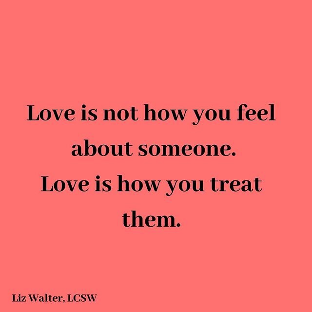 Pay attention to how you treat yourself, and others - and who treats you like you&rsquo;re loved and like you matter. You are, and you do. #thingsyourtherapistsays #lcsw #privatepractice #redbanknjtherapist #love #selflove