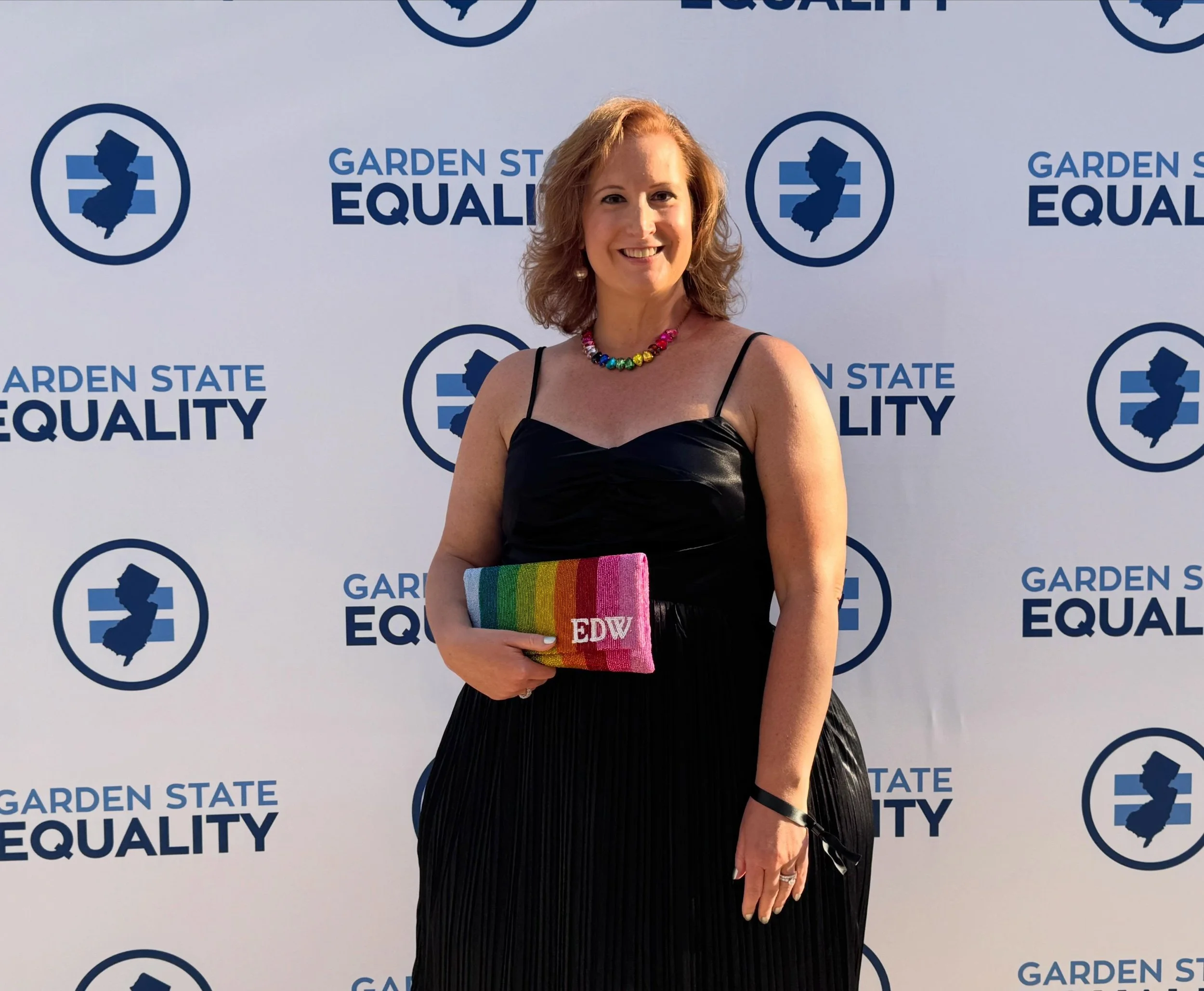 Happy to be back at the Equality Ball, supporting the crucial work Garden State Equality does! #happypridemonth🌈 #noliberationforsomeuntilliberationforall #affirmingtherapist #lgbtqia #translivesmatter🏳️&zwj;⚧️