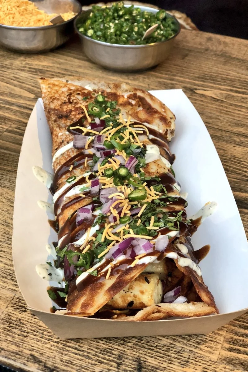 vegetarian street food