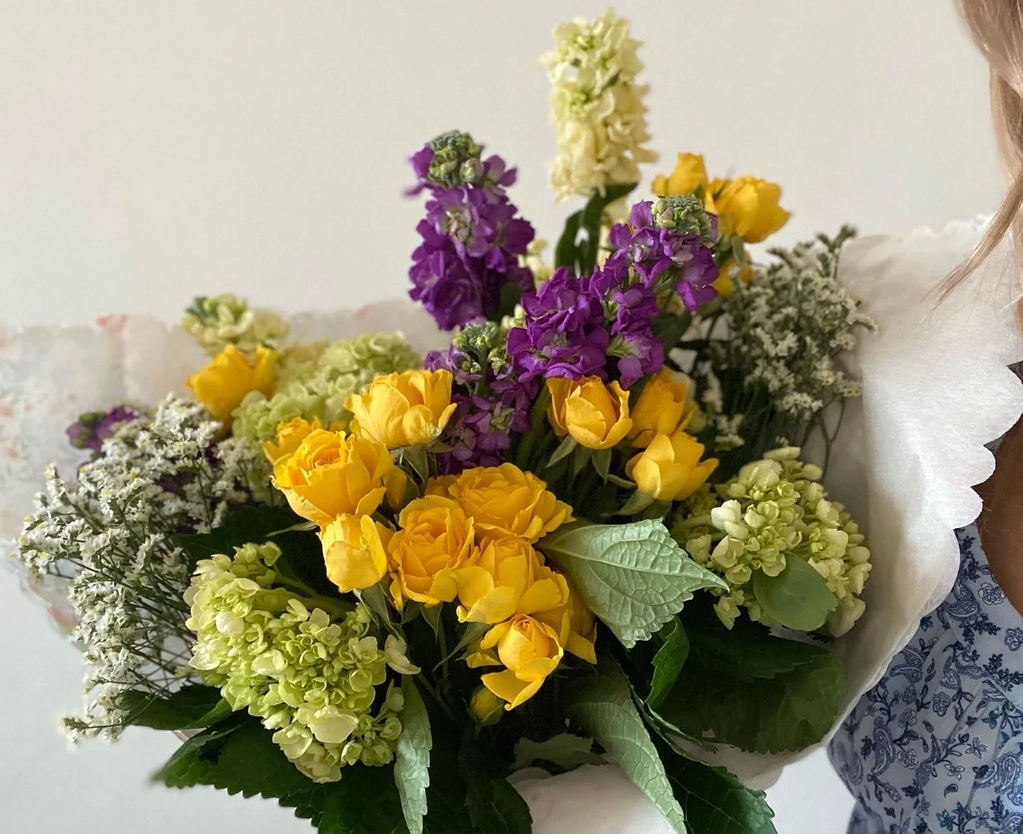 Cottage Garden (Wrapped Bouquet) NEXT DAY DELIVERY