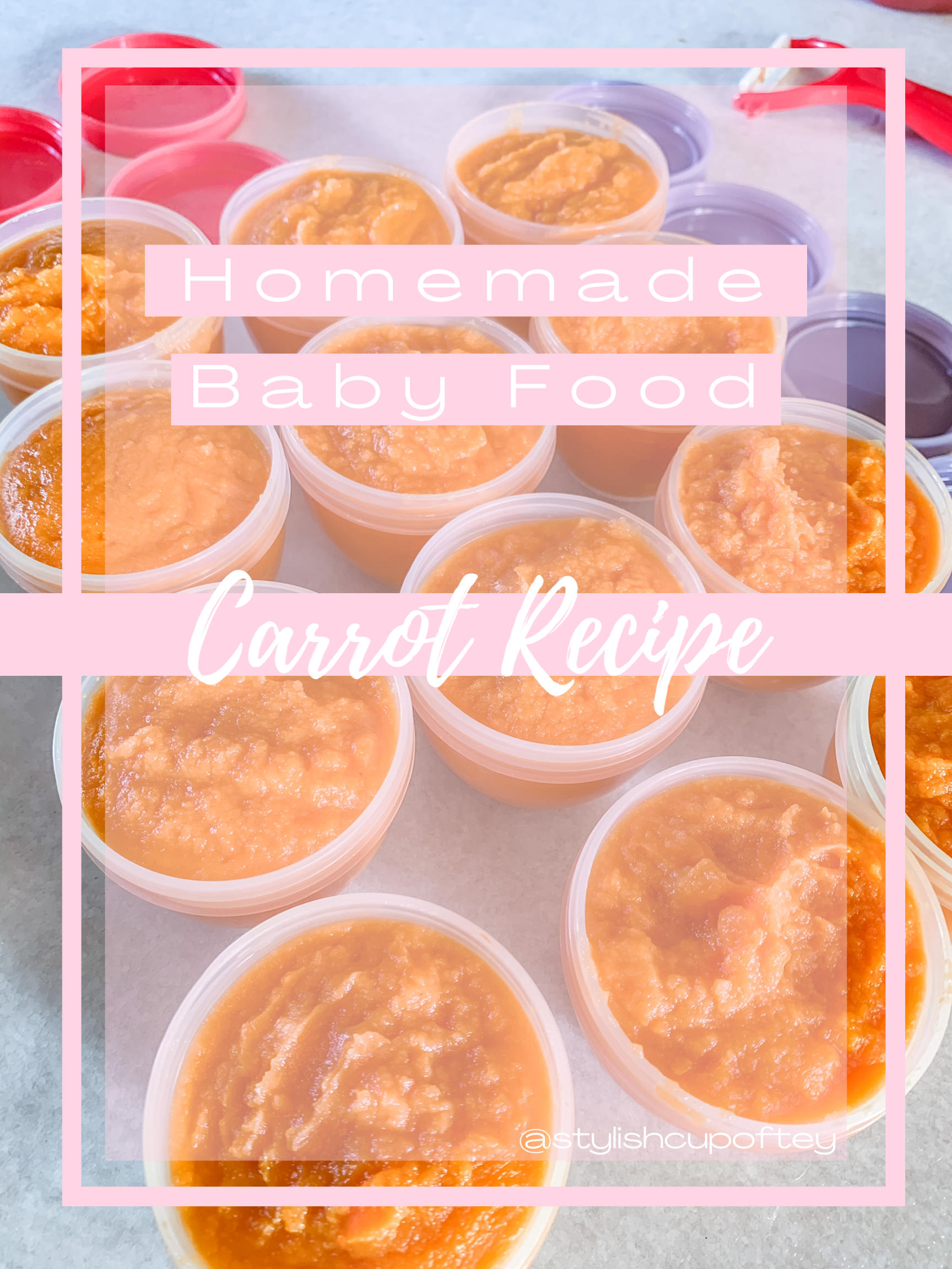 Homemade Baby Food - Carrot Recipe