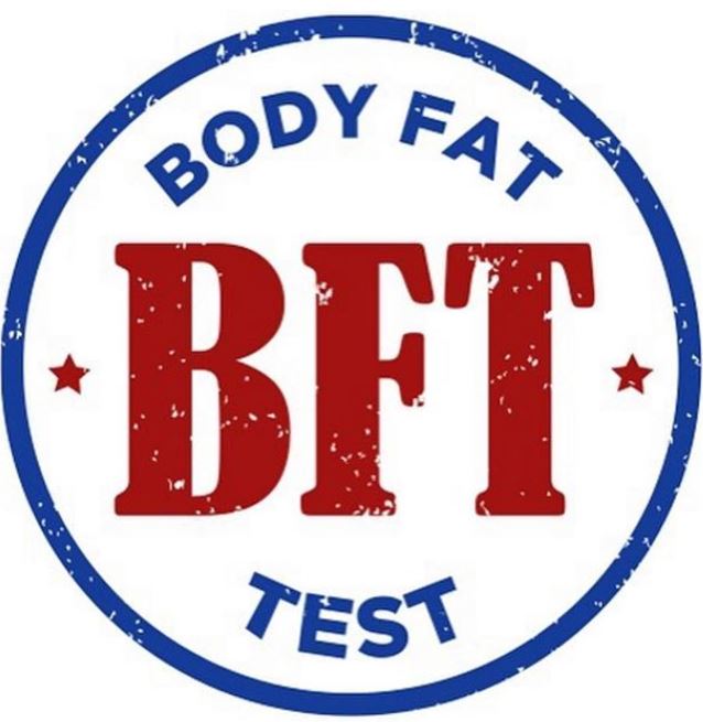 The Body Fat Test will be here today! Same time slots as before. Thank you all for understanding!