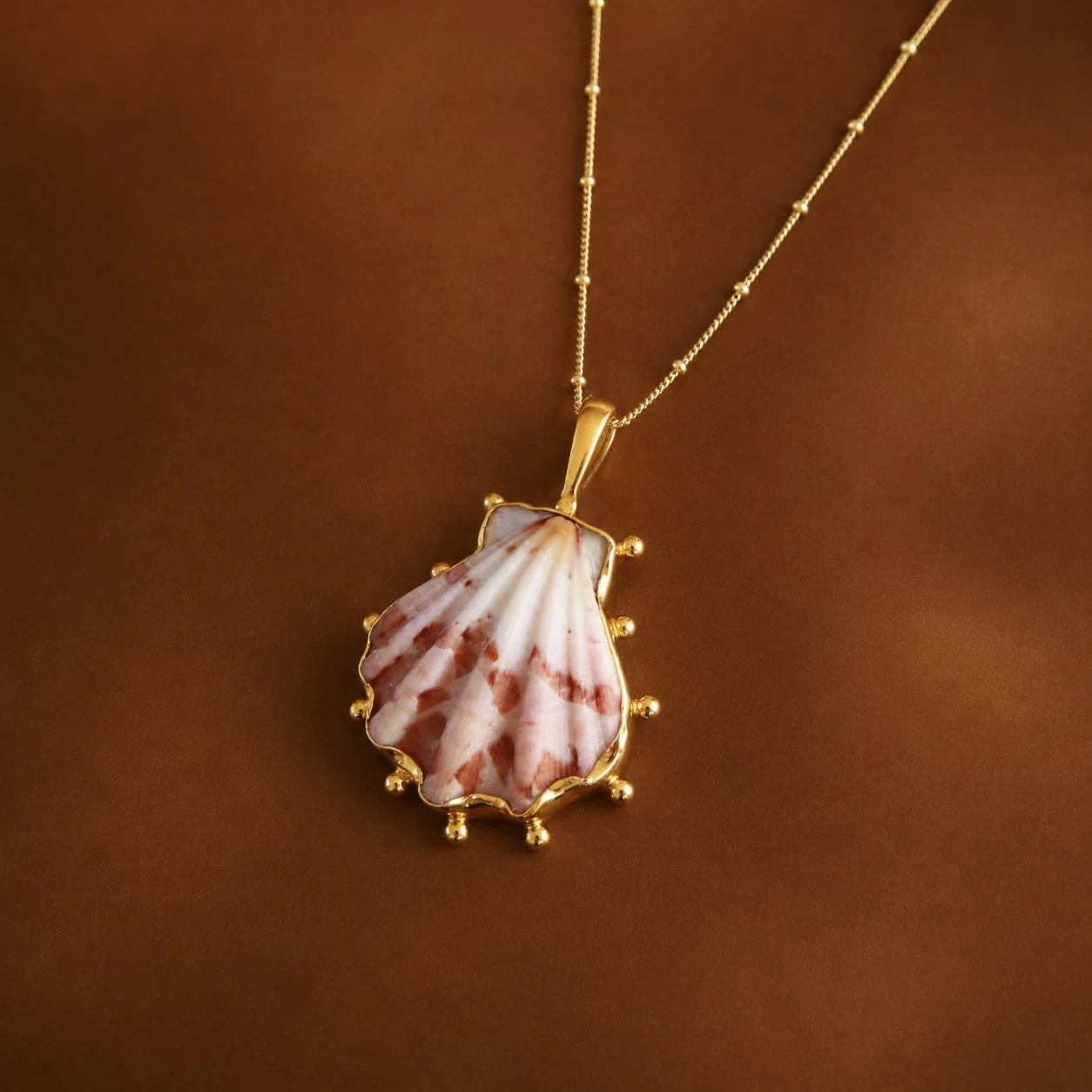 Gold Large Japanese Decatopecten
