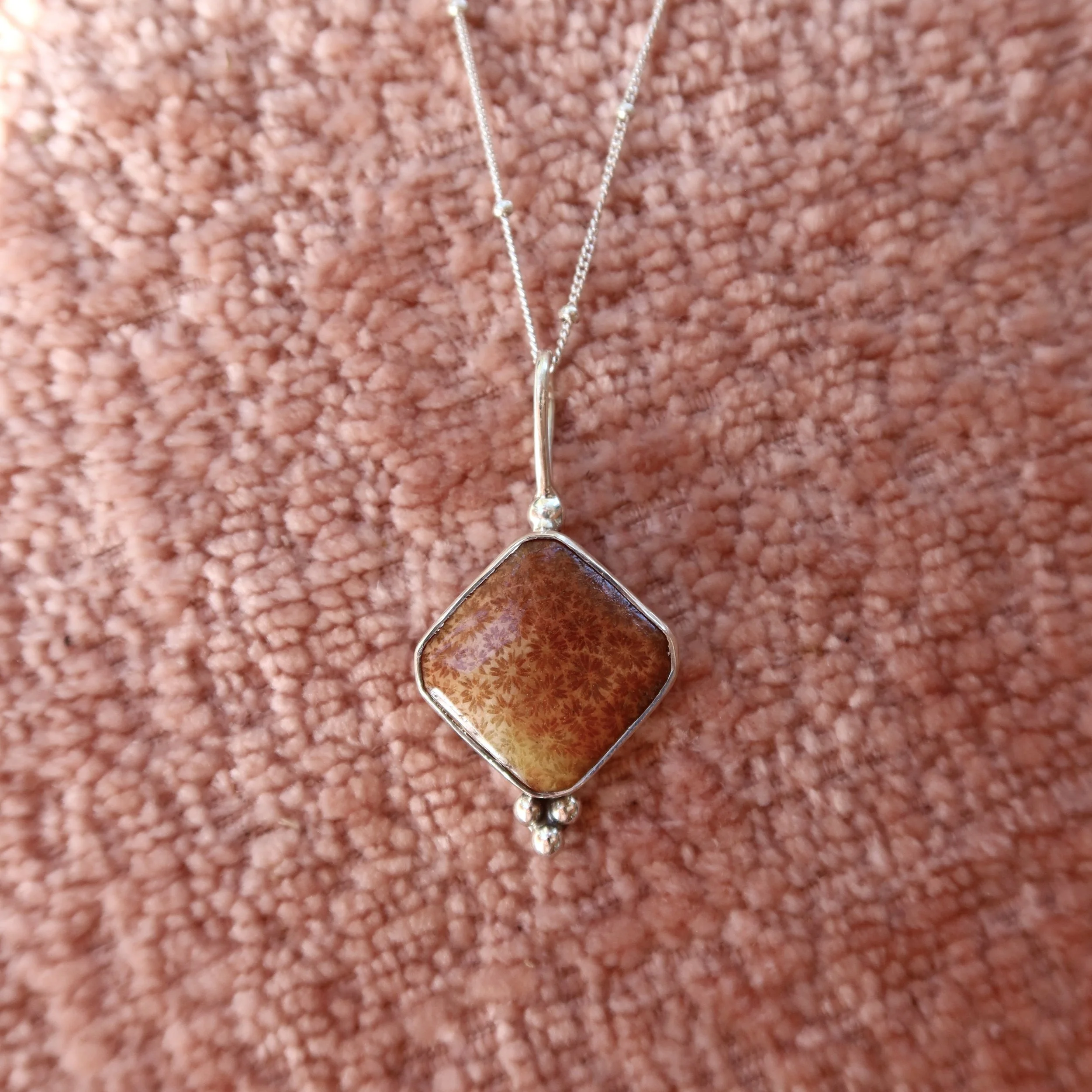 Fossilised Coral Necklace