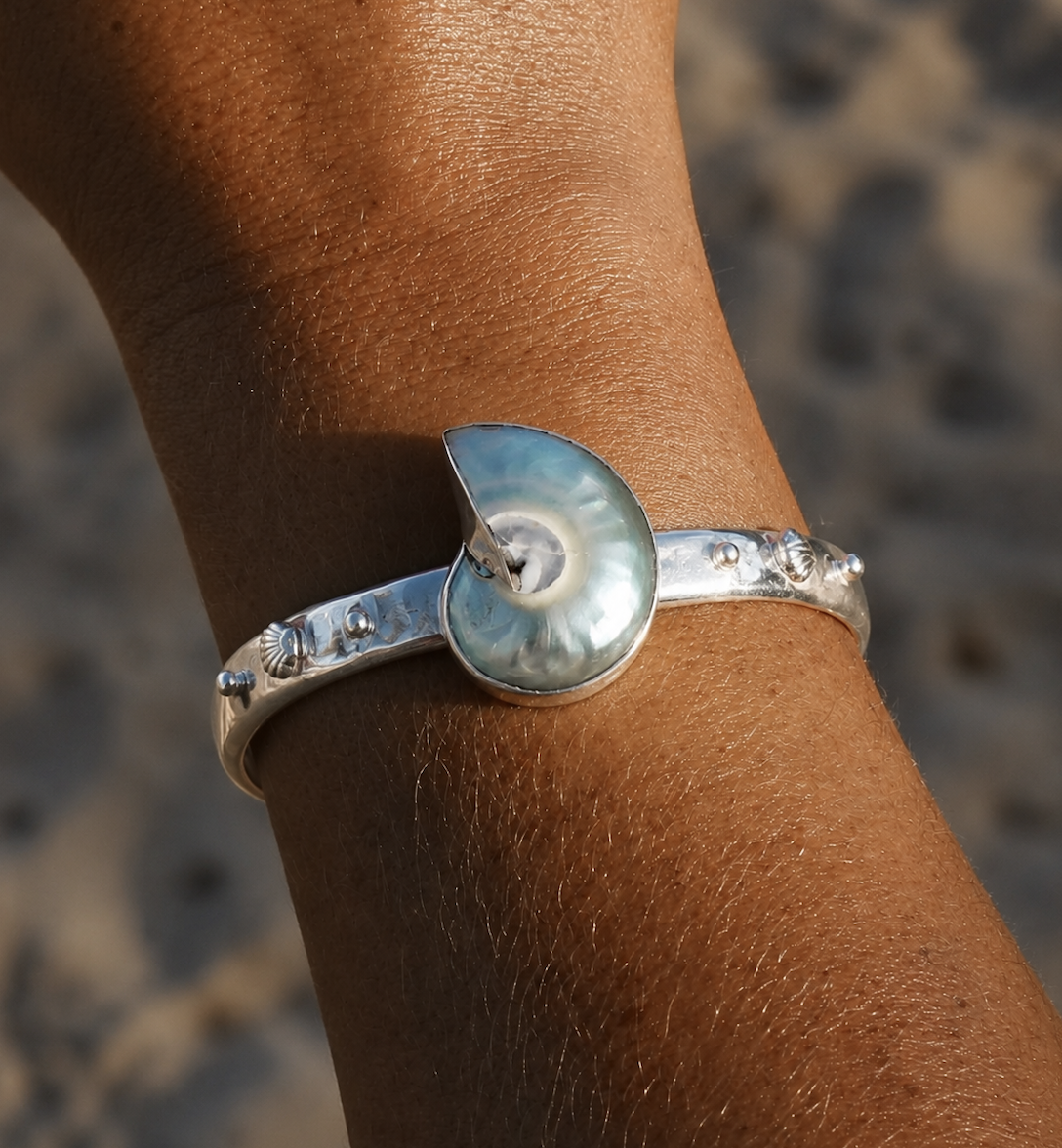 Nautilus Shell Cuff