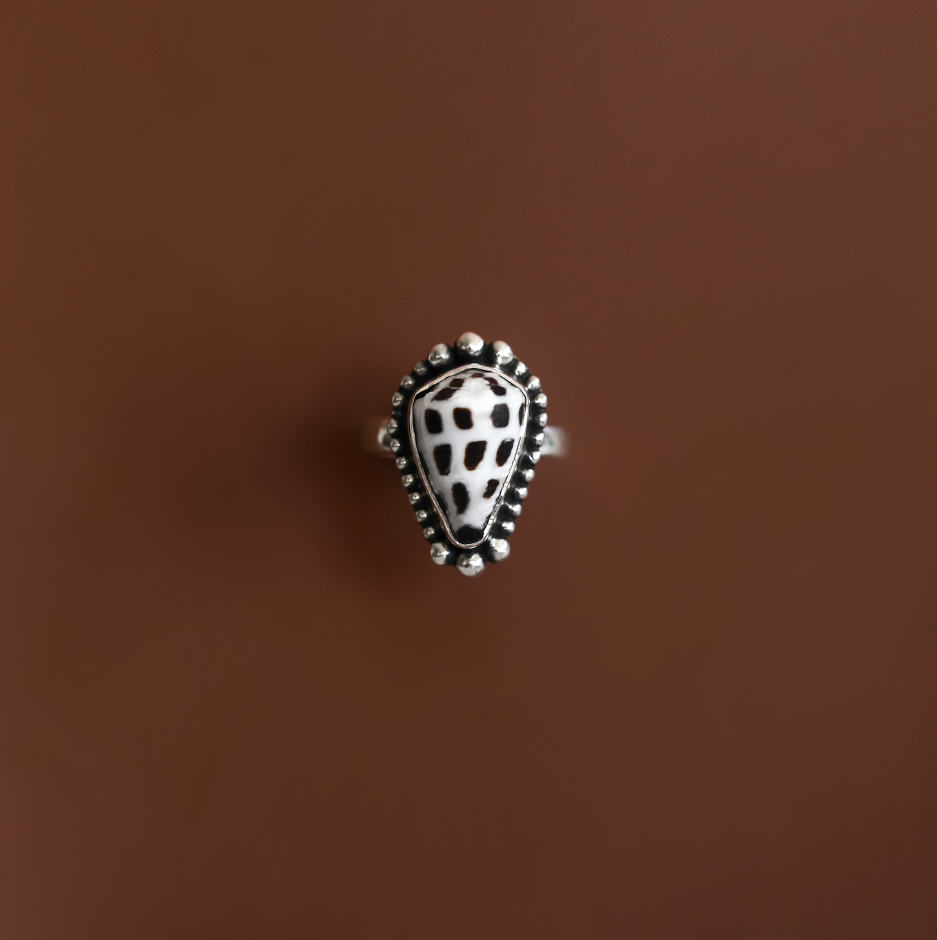 Size 8 Hebrew Cone Ring Size