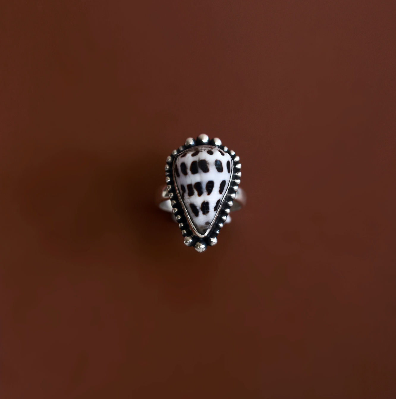 Size 9 Hebrew Cone Ring Size