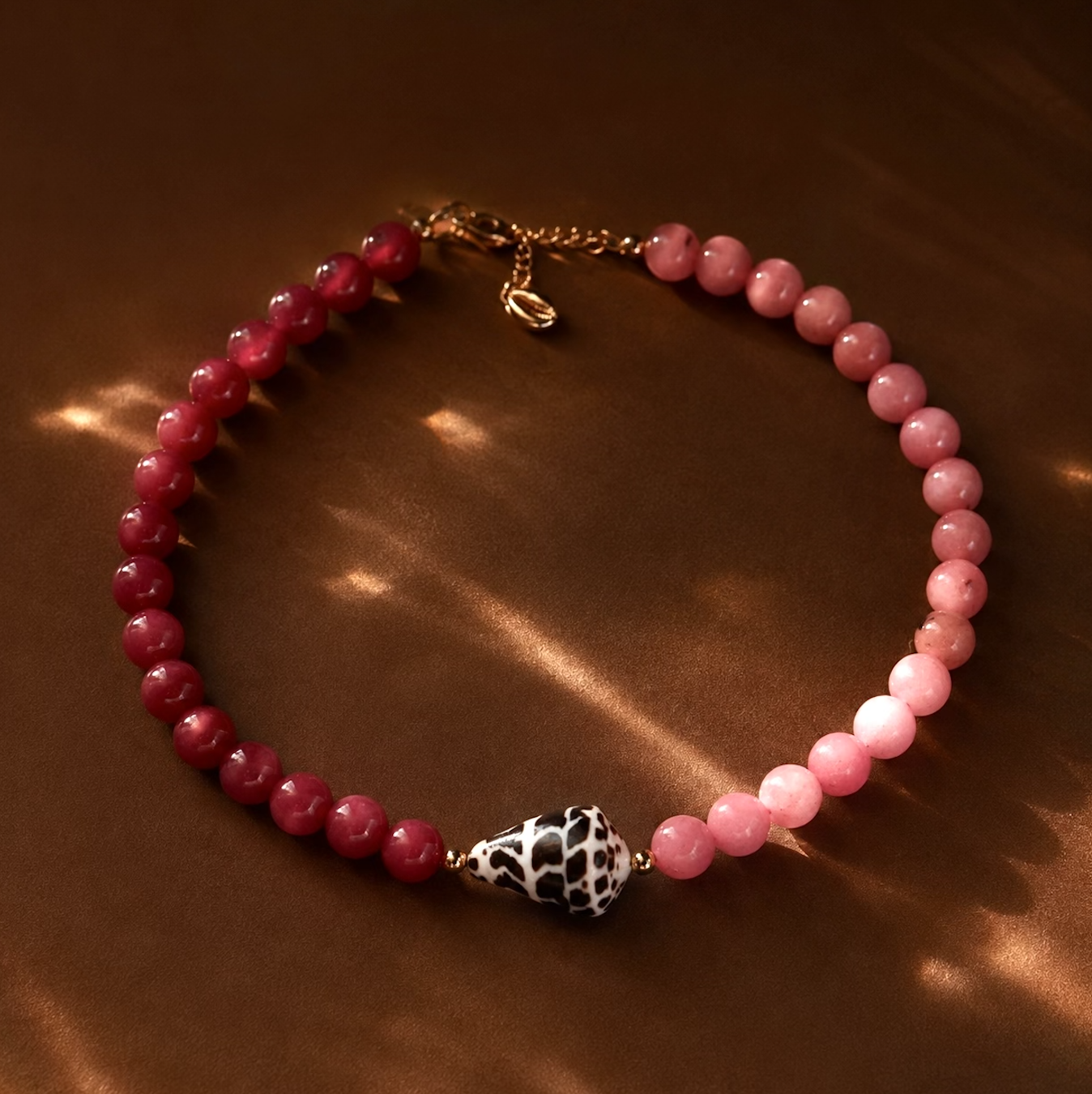 Pre-Order Crimson Pearl Glass Bead Necklace