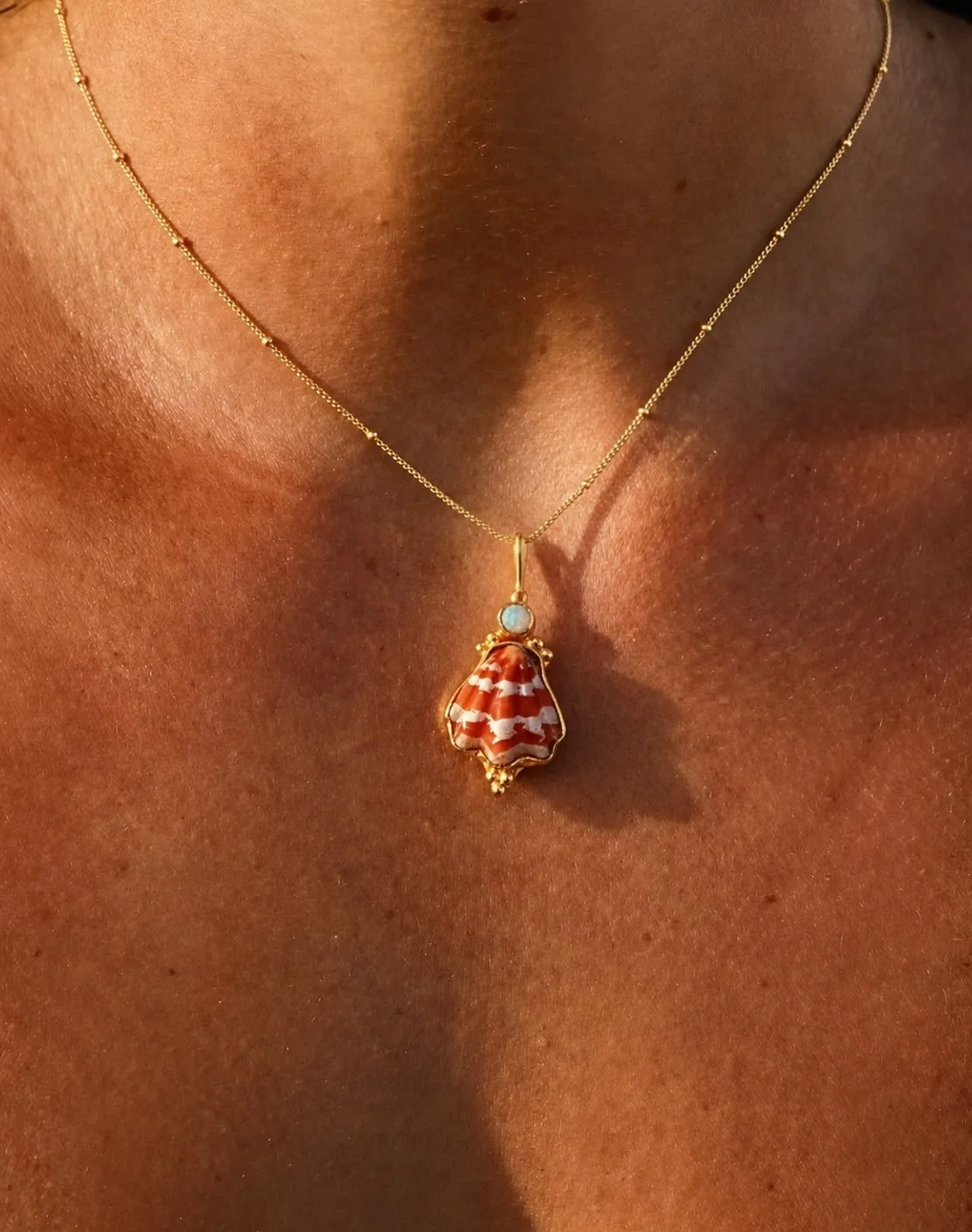 Japanese Decatopecten and Opal
