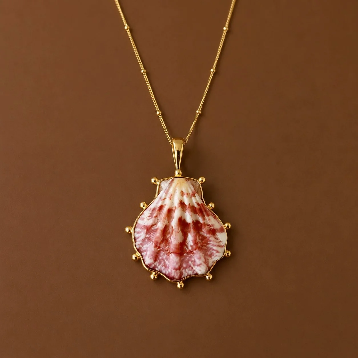 Gold Large Japanese Decatopecten
