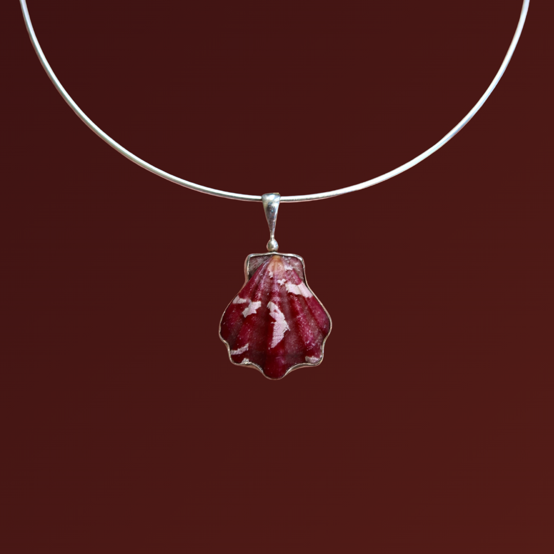 Japanese Decatopecten Necklace