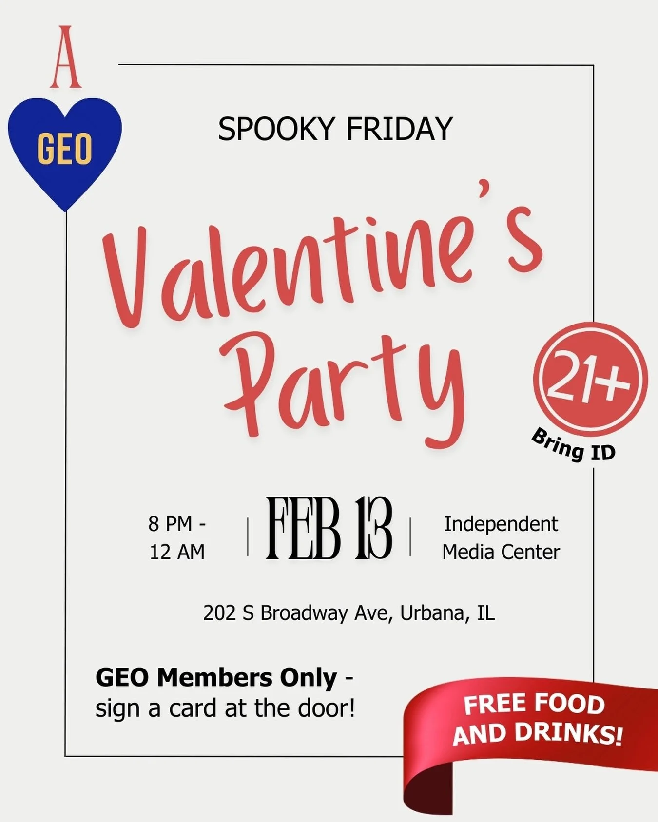FREAKY FRIDAY VALENTINE&rsquo;S? 😲

Come hang out, dance, and vibe with fellow grad workers at our Spooky Friday Valentine&rsquo;s Party (Friday 13th!). Meet new friends and chat about what you love and don&rsquo;t love in your contract ❤️

Bring yo