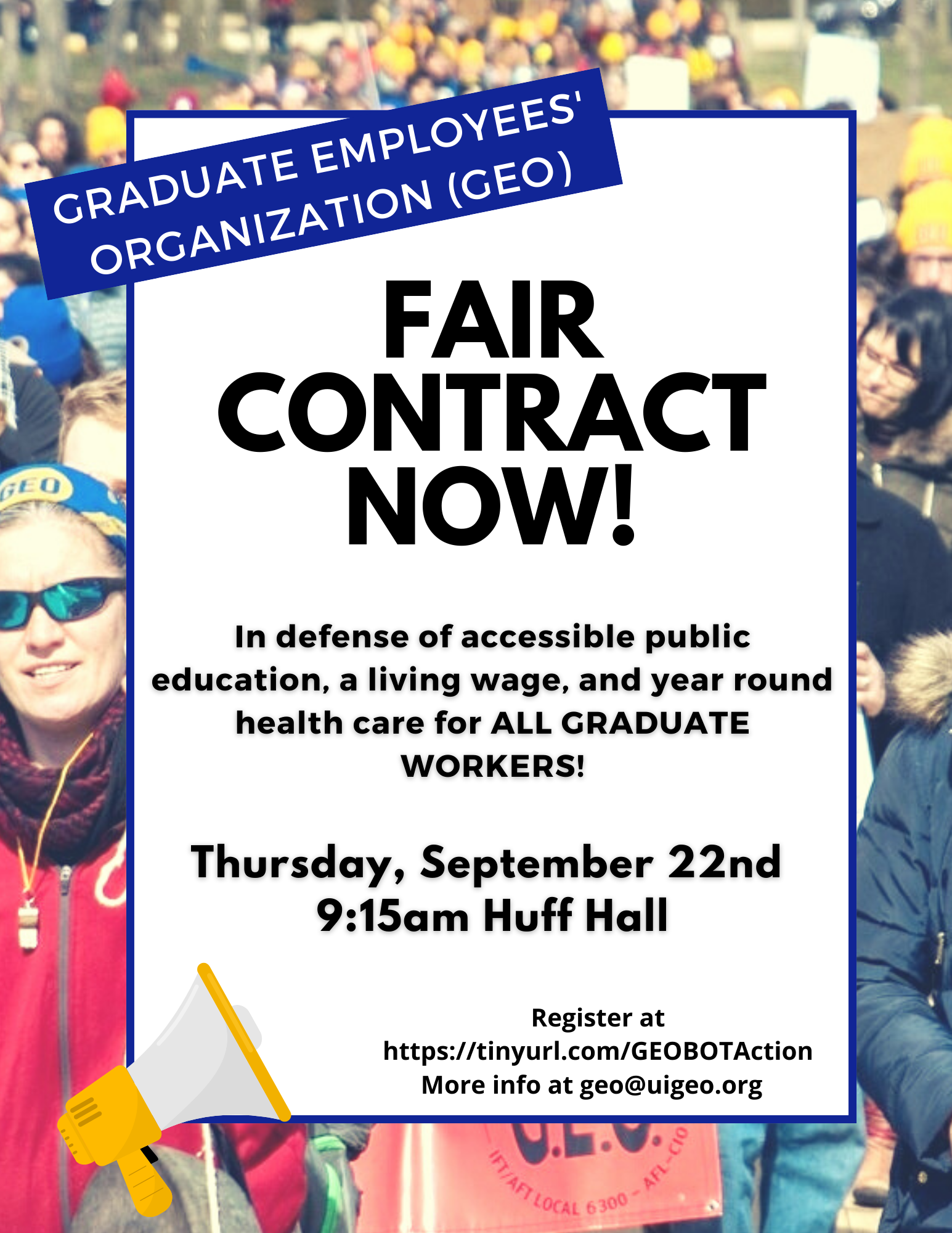 Attend Bargaining Session 12 & Next GMM! — Graduate Employees