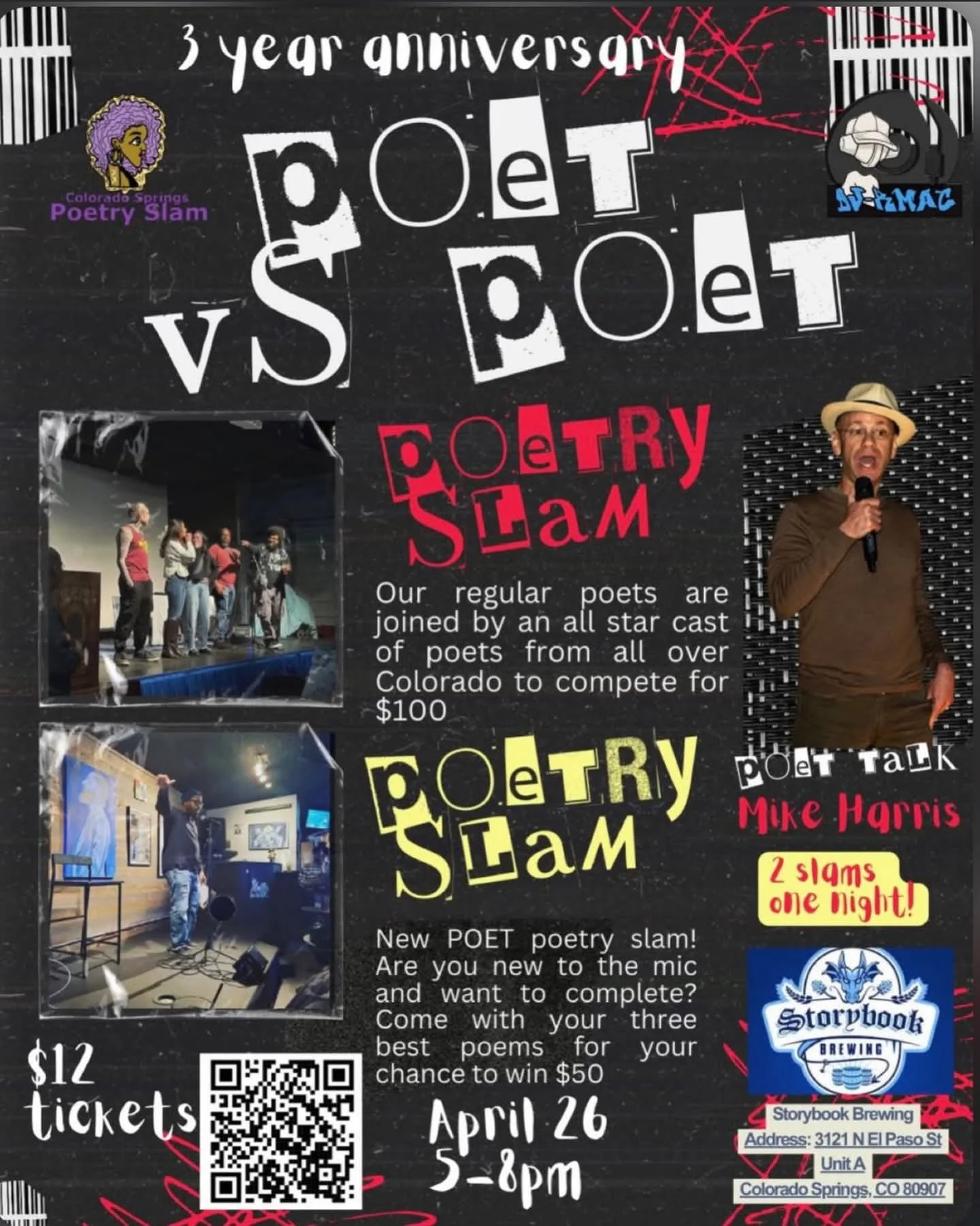3rd Anniversary Colorado Springs Poetry Slam