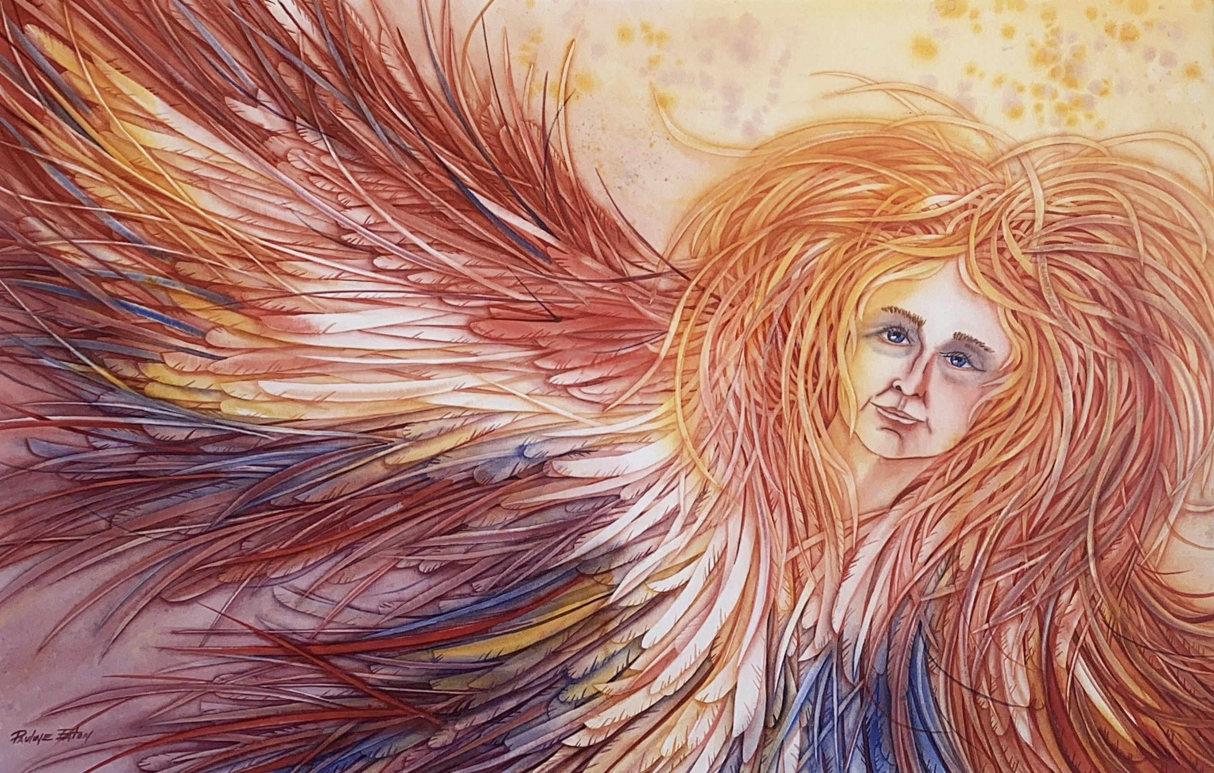 ANGELS & VISIONS Exhibit by PAULINE EATON, NWS
