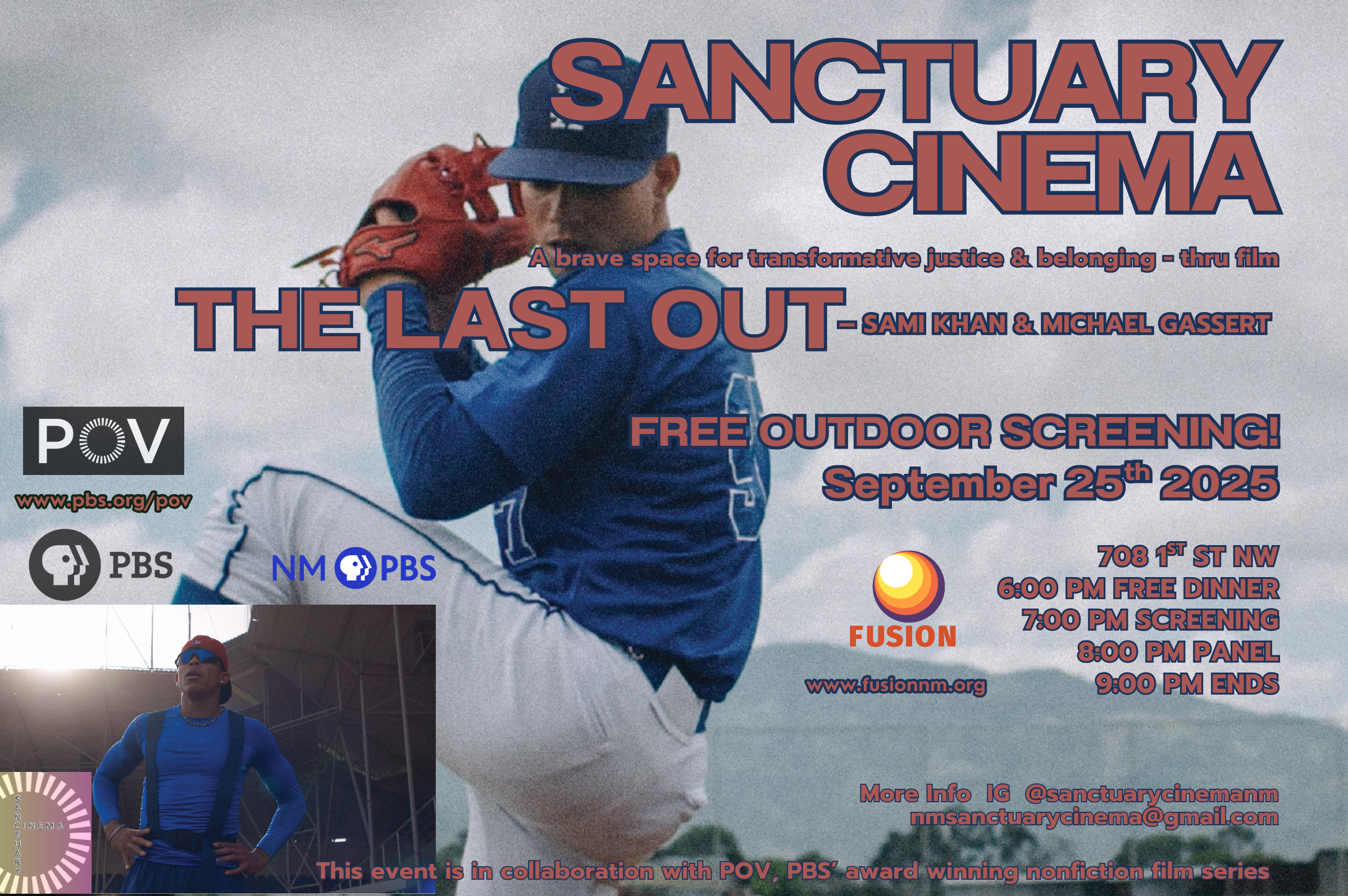 Sancturary Cinema and NMPBS present a Screening of The Last Out + FREE Dinner