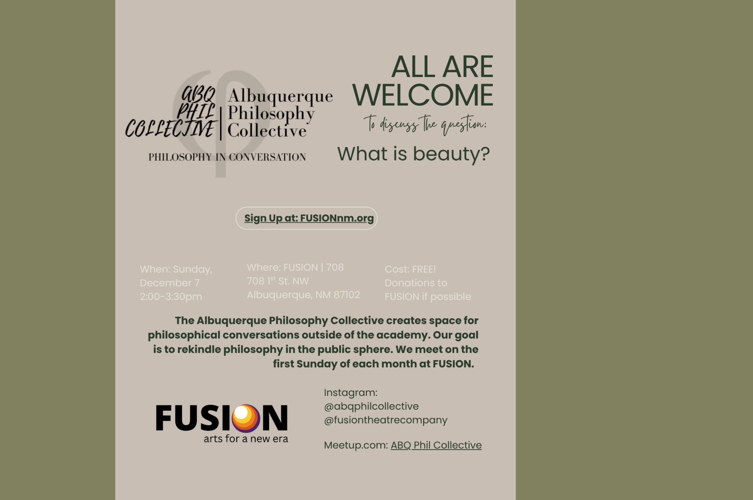 Albuquerque Philosophy Collective Meeting