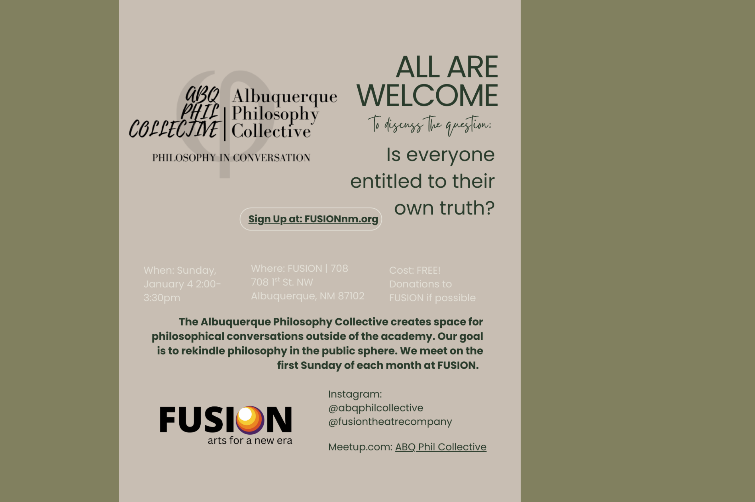 Albuquerque Philosophy Collective Meeting