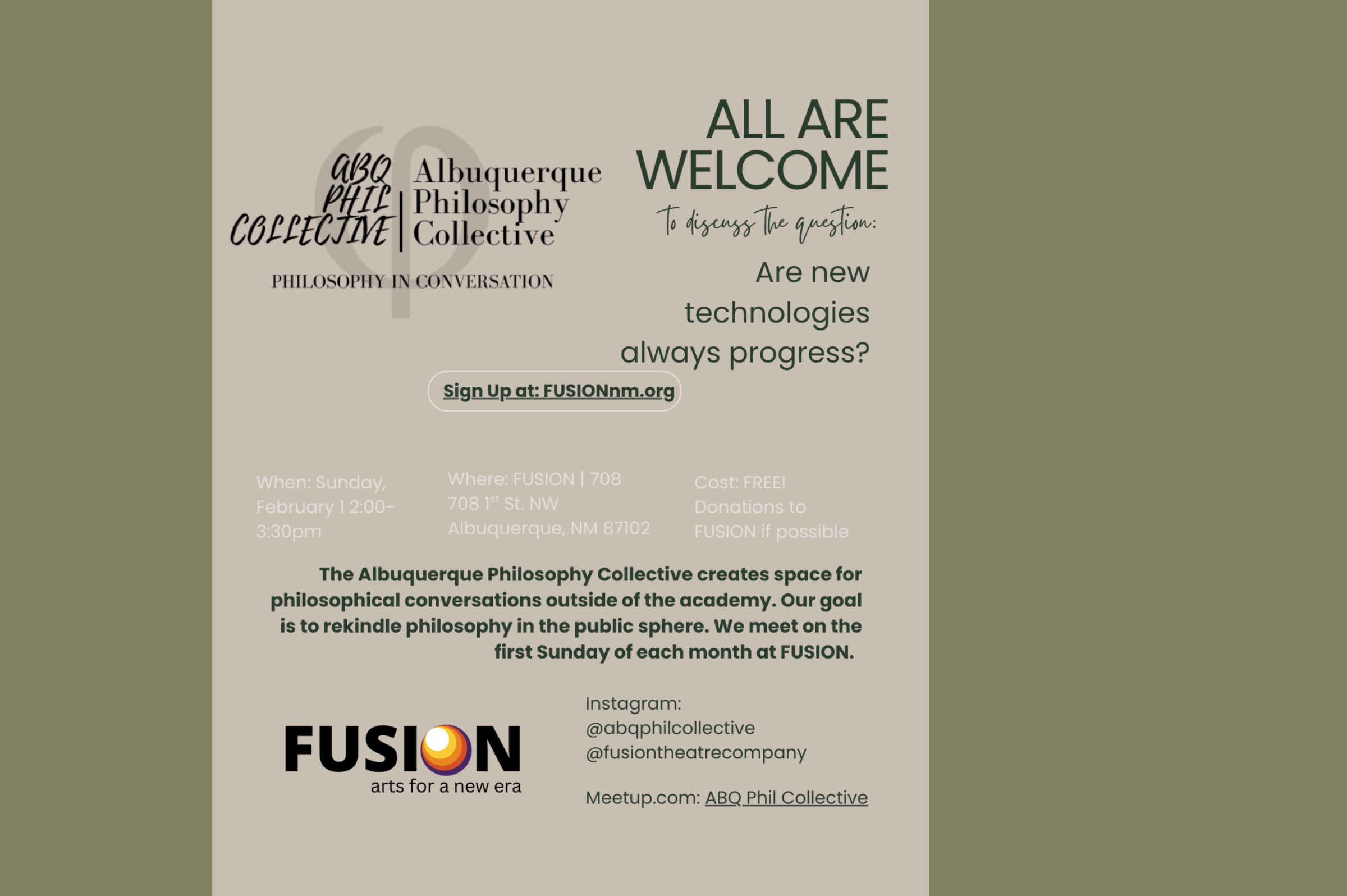 Albuquerque Philosophy Collective Meeting