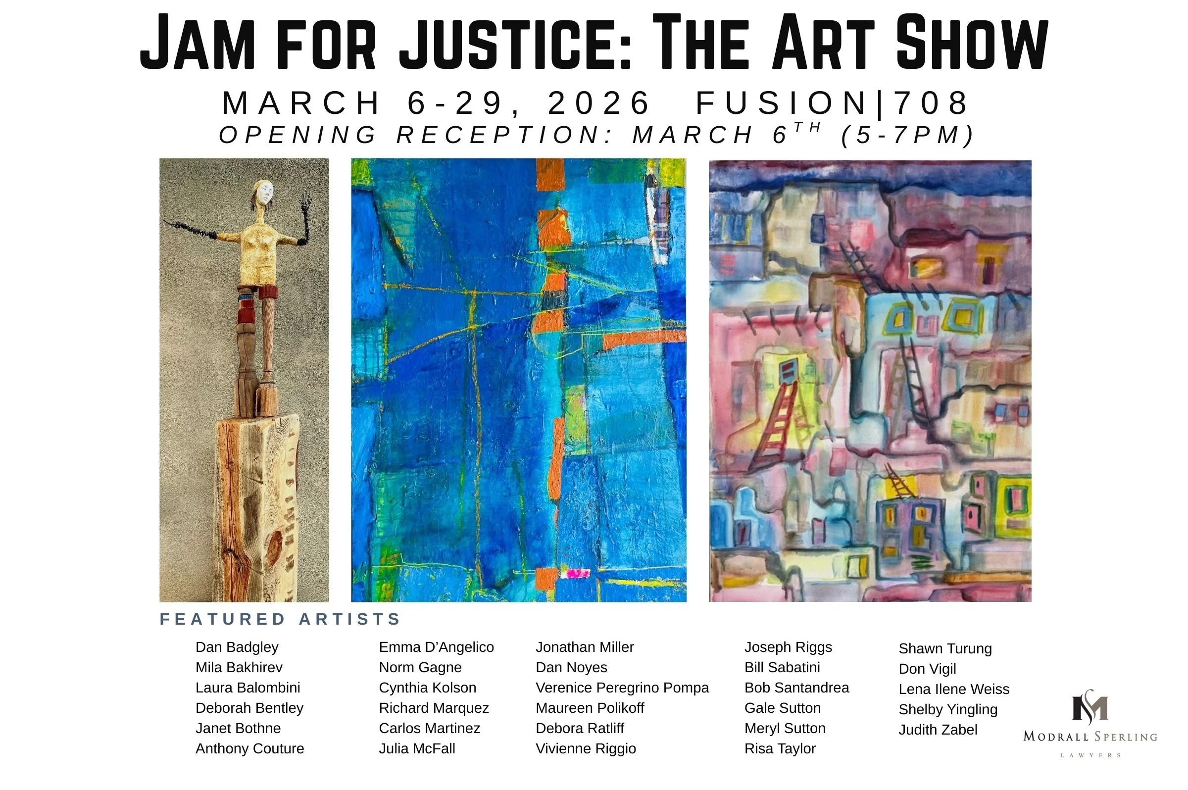 Opening Reception of JAM FOR JUSTICE: THE ART SHOW