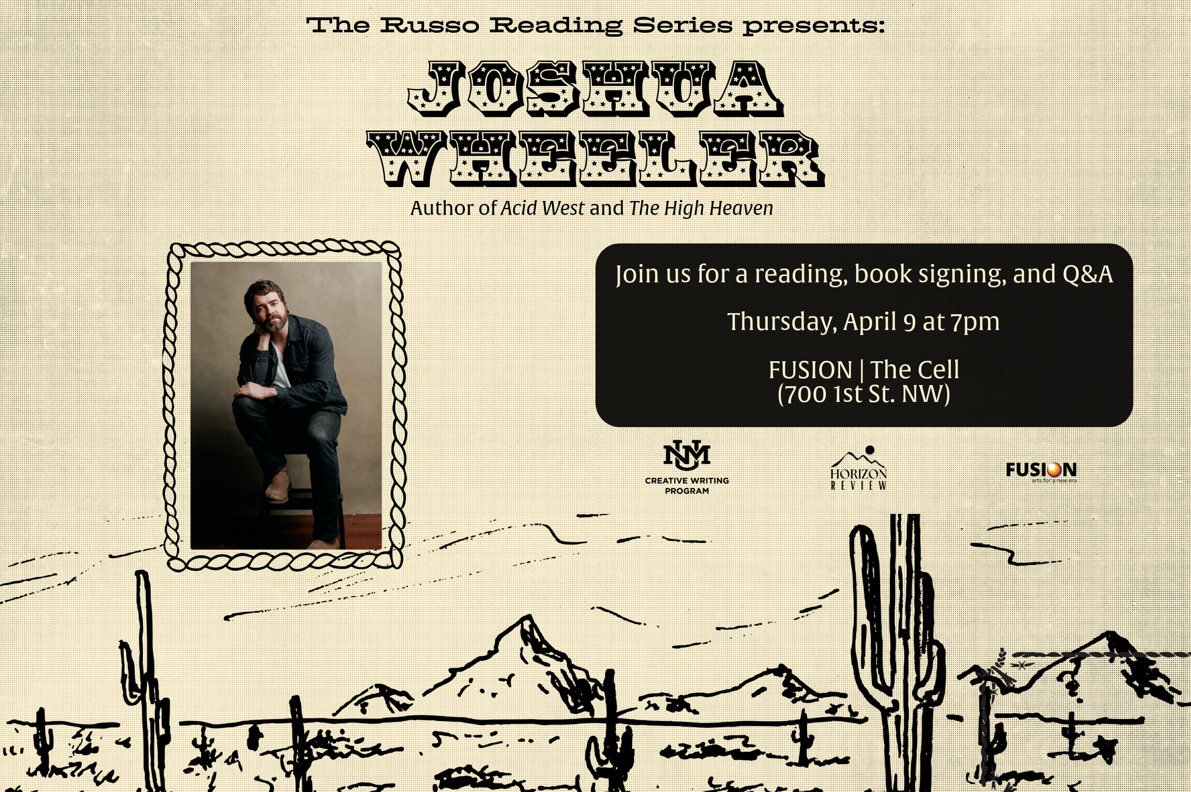 UNM Creative Writing Program presents Joshua Wheeler