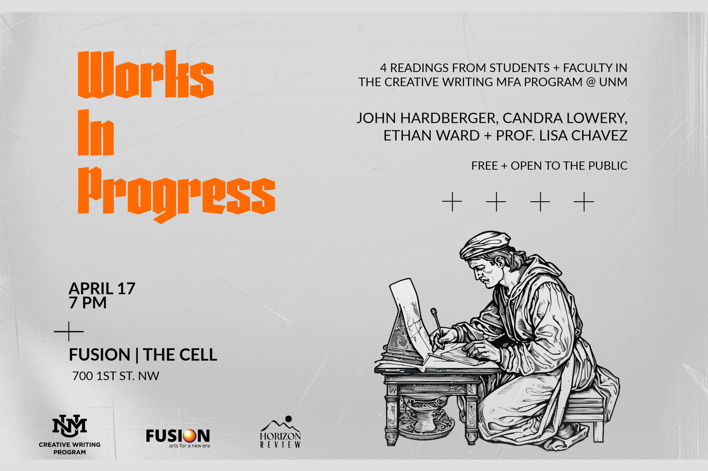 Works in Progress: A Creative Writing MFA Reading Series