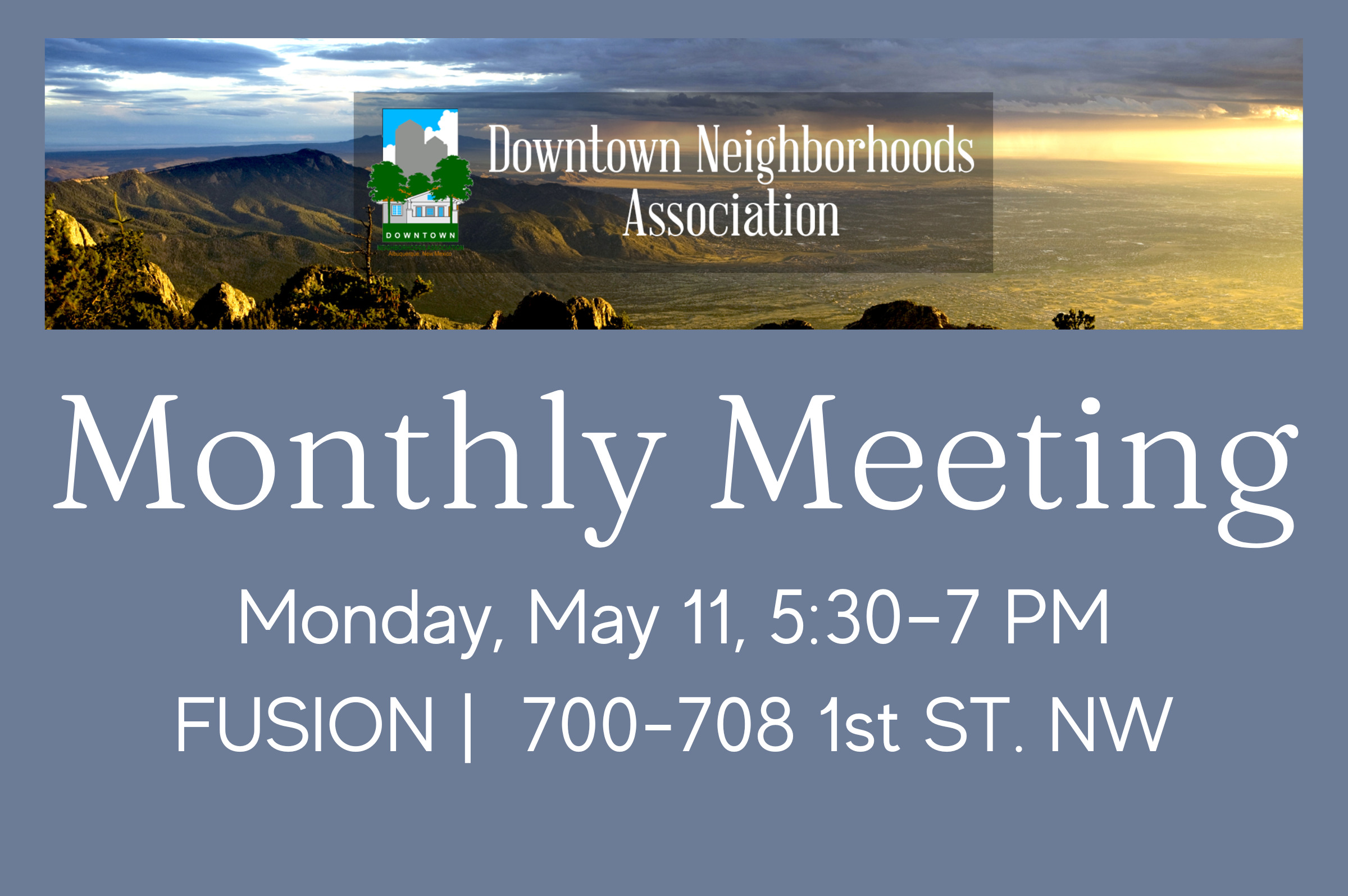 Downtown Neighborhood Association Monthly Meeting