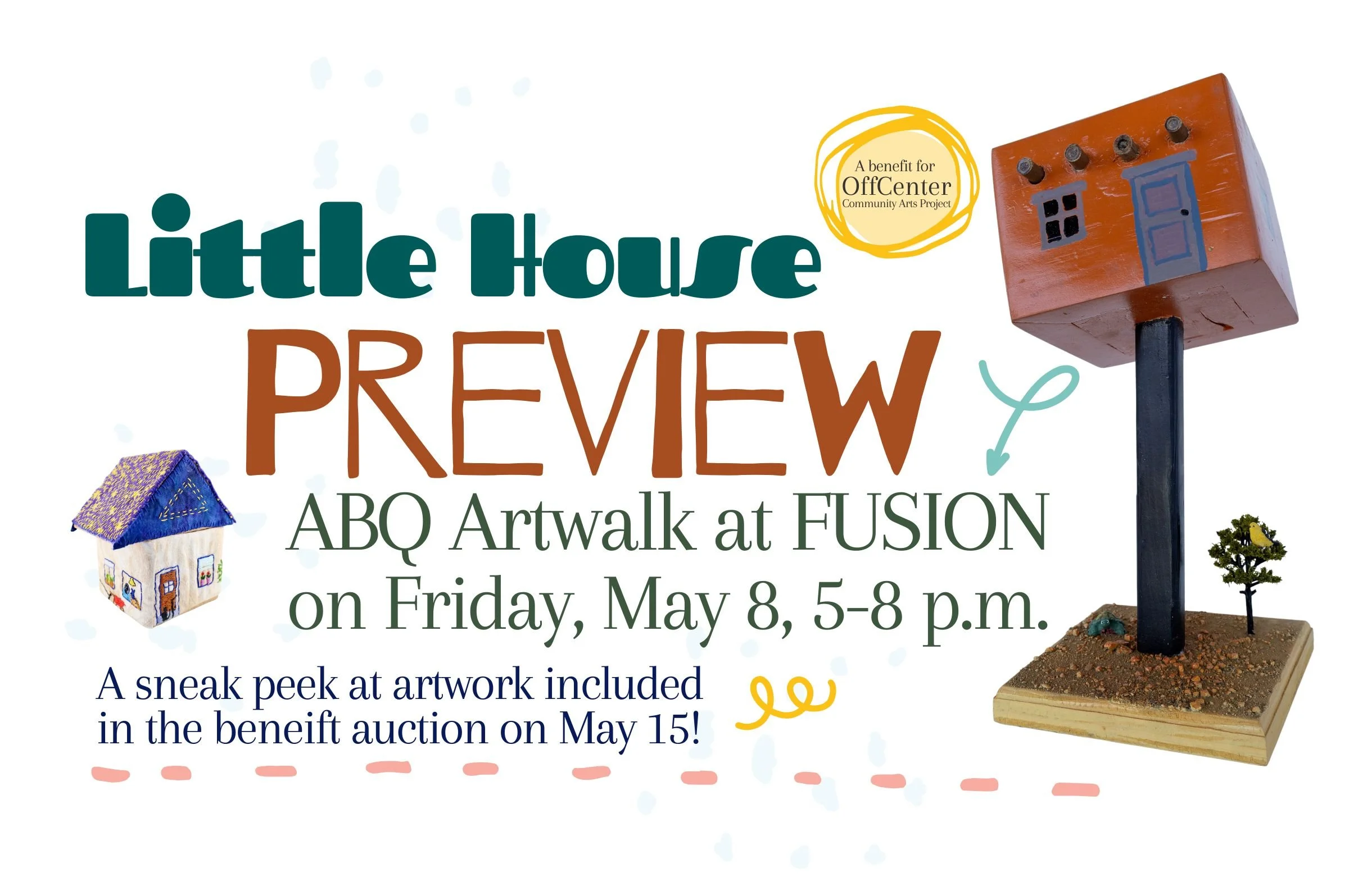 OffCenter Community Arts Project: Little House Auction Preview