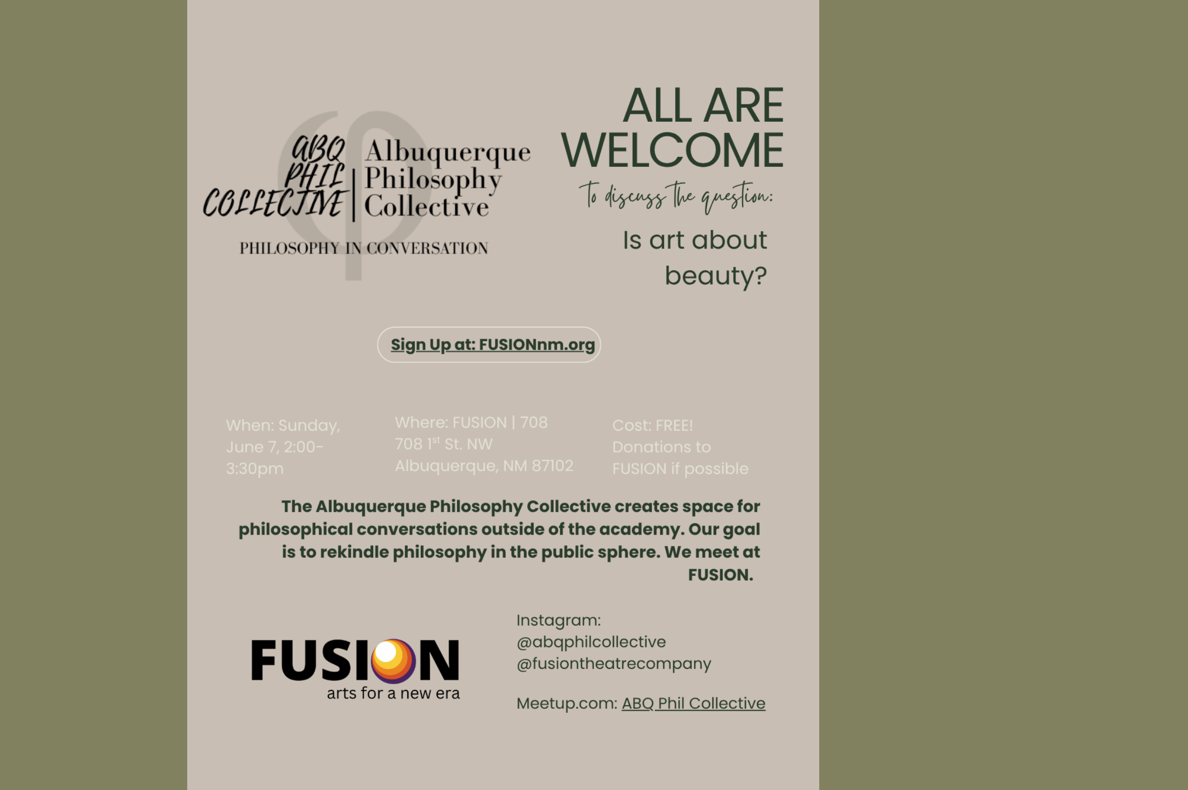 Albuquerque Philosophy Collective Meeting
