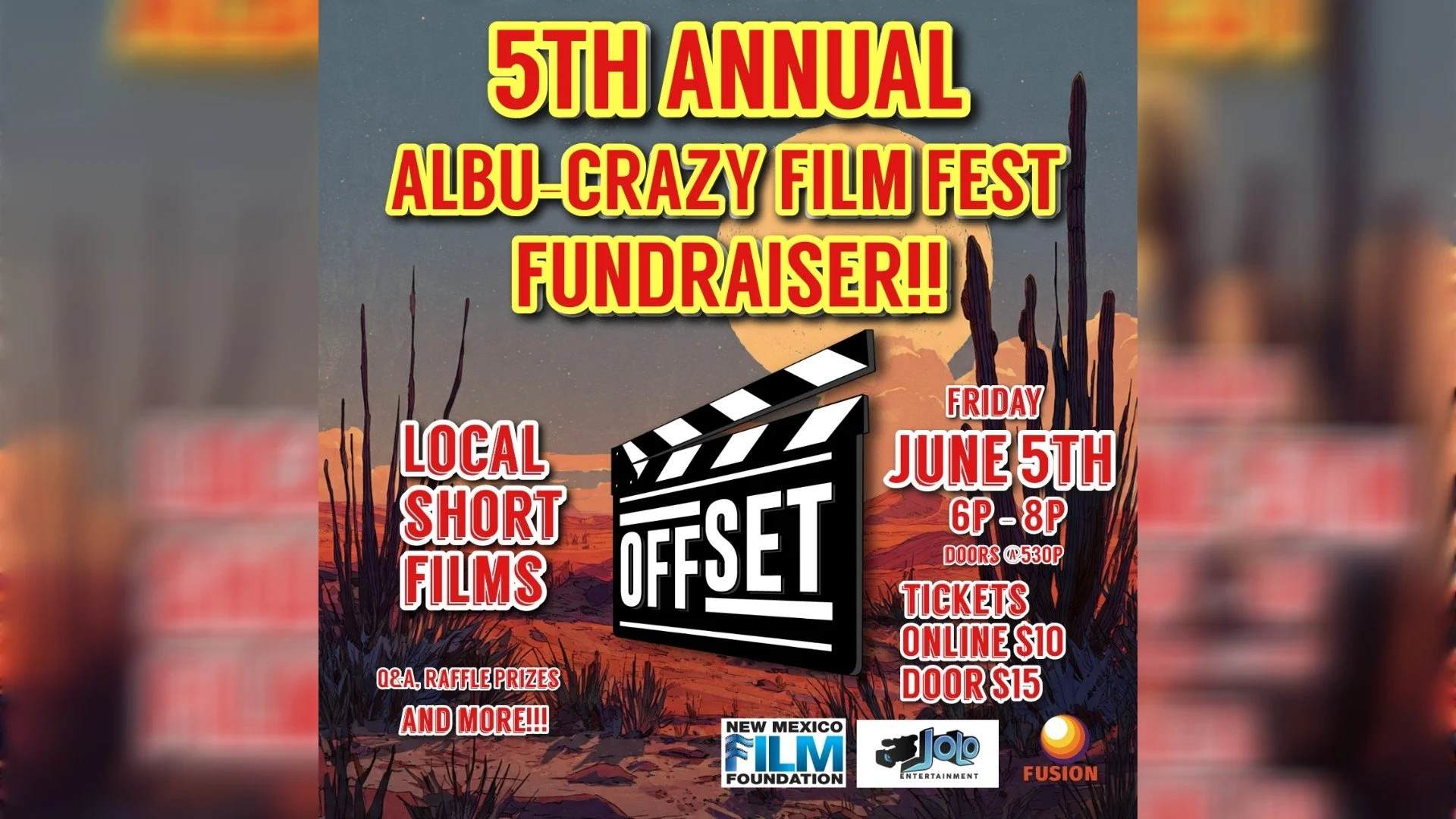 5th Annual Albu-Crazy Film Fest Fundraiser