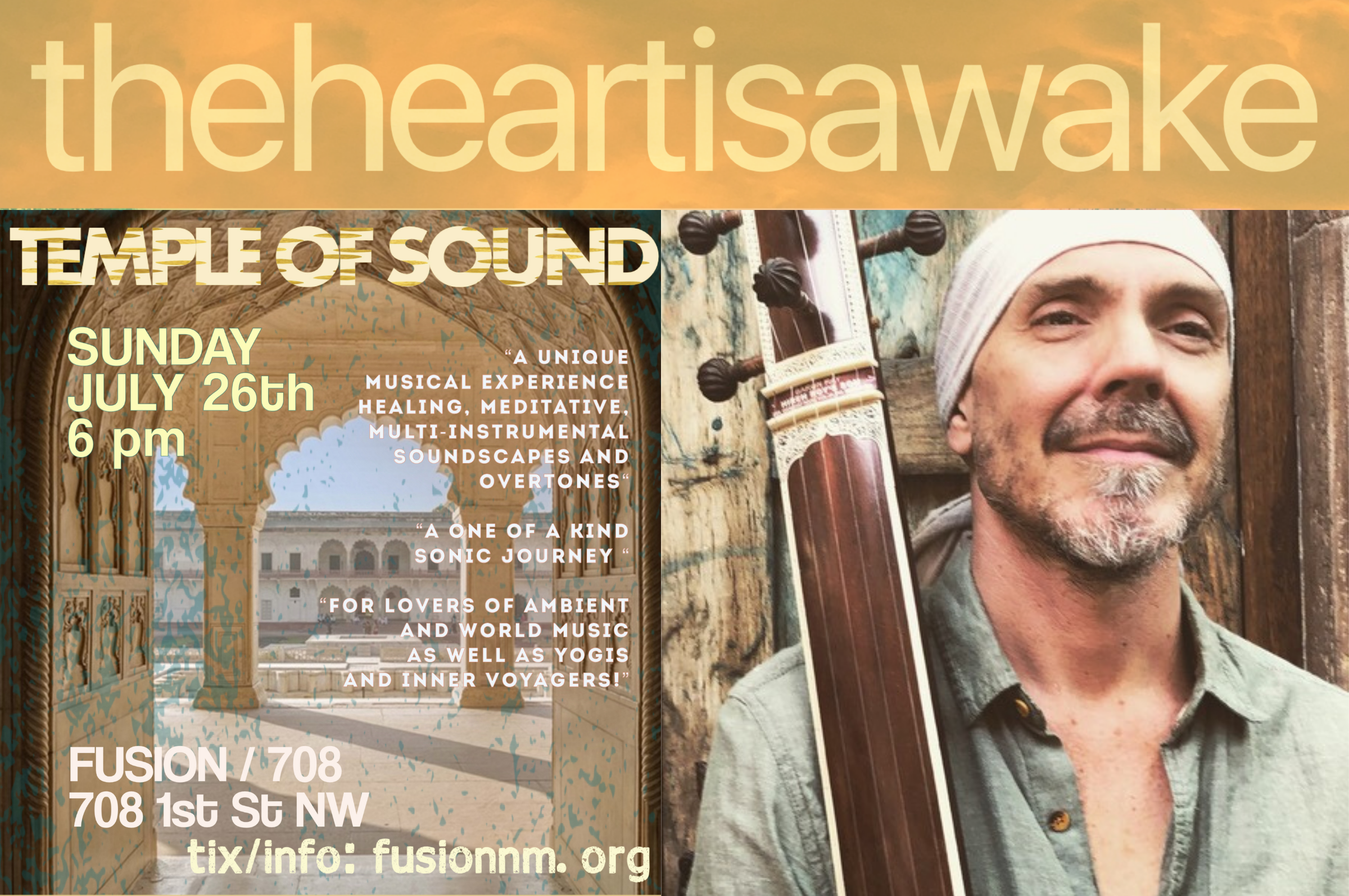 The Heart is Awake presents TEMPLE OF SOUND