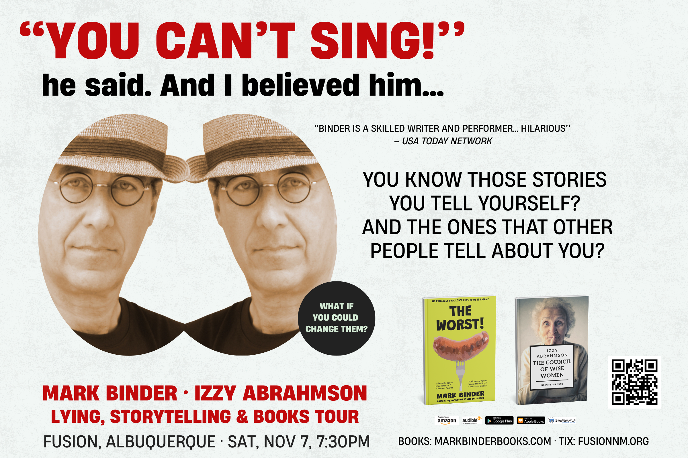 Mark Binder: Lying, Storytelling, and Books Tour
