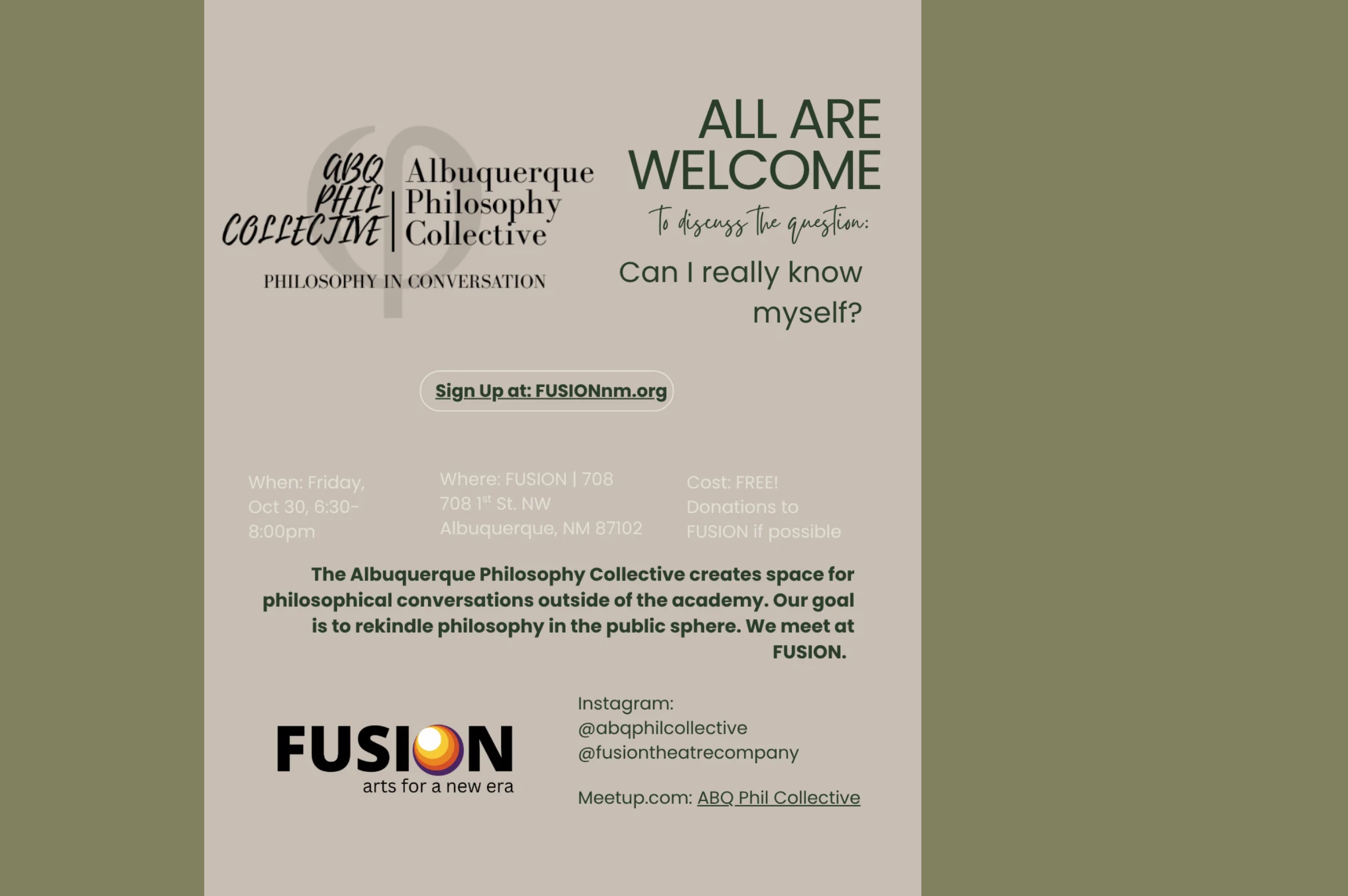 Albuquerque Philosophy Collective Meeting