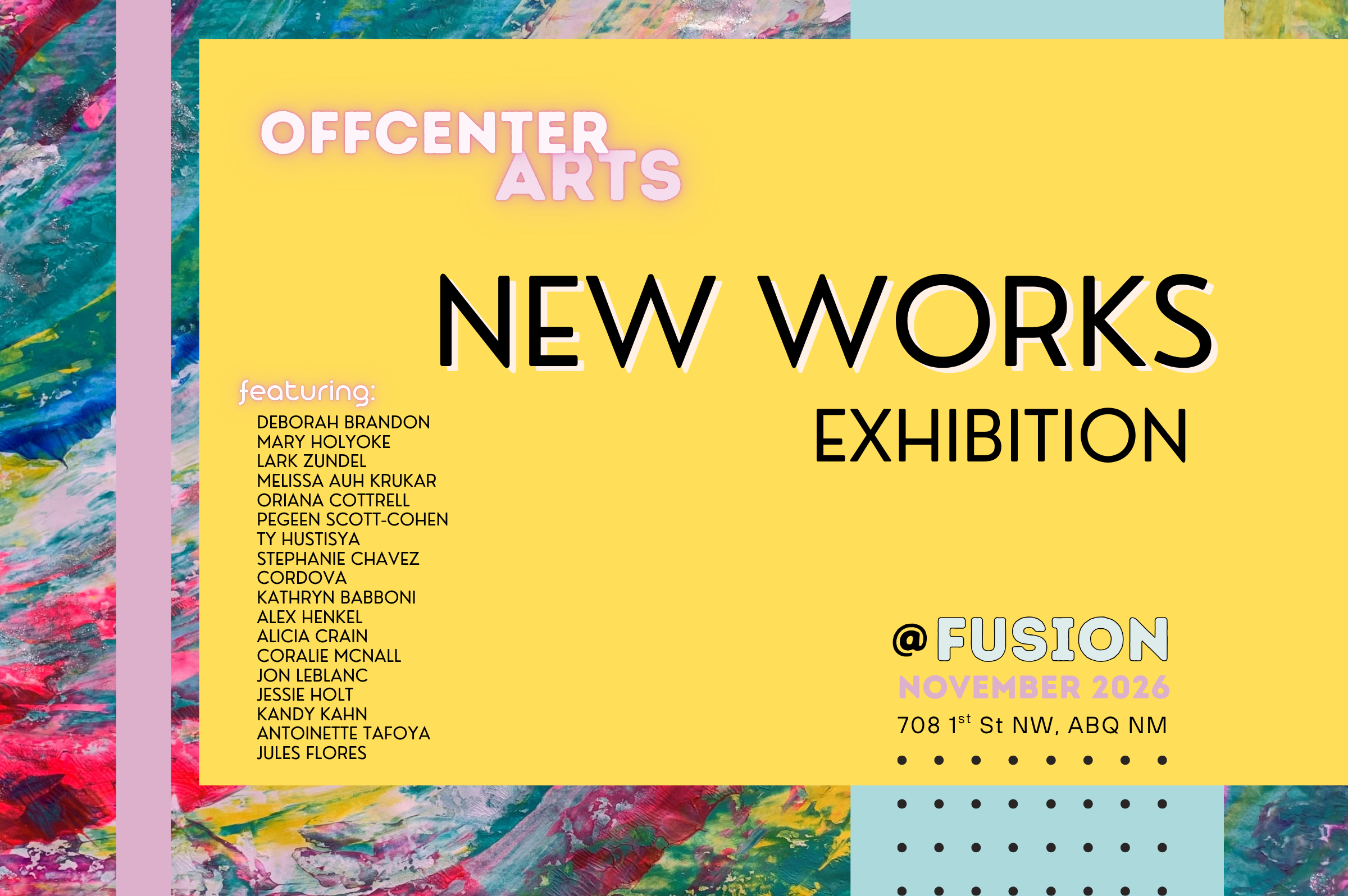 OffCenter Arts New Works Exhibition Opening