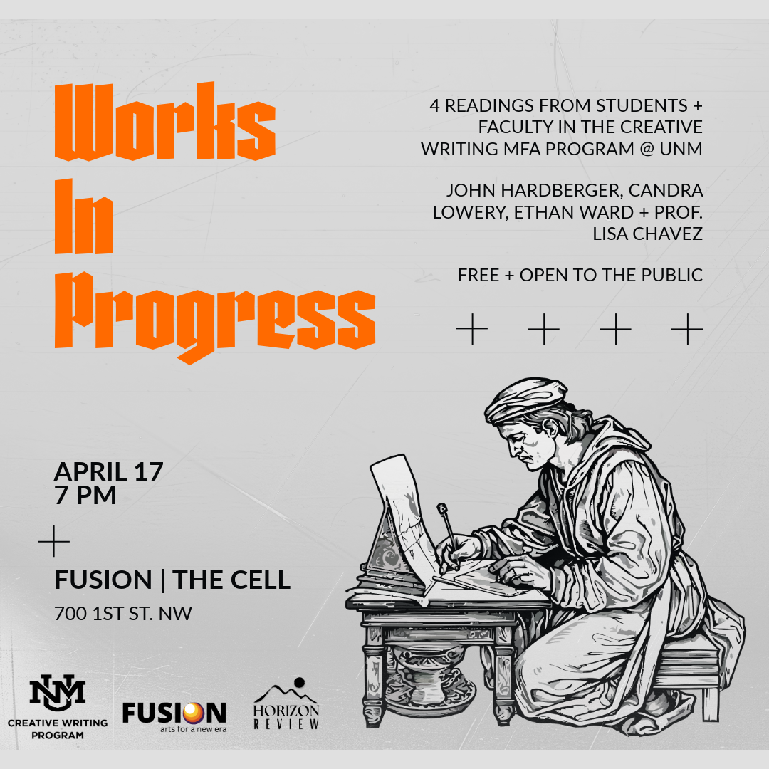 Works in Progress: A Creative Writing MFA Reading Series — FUSION