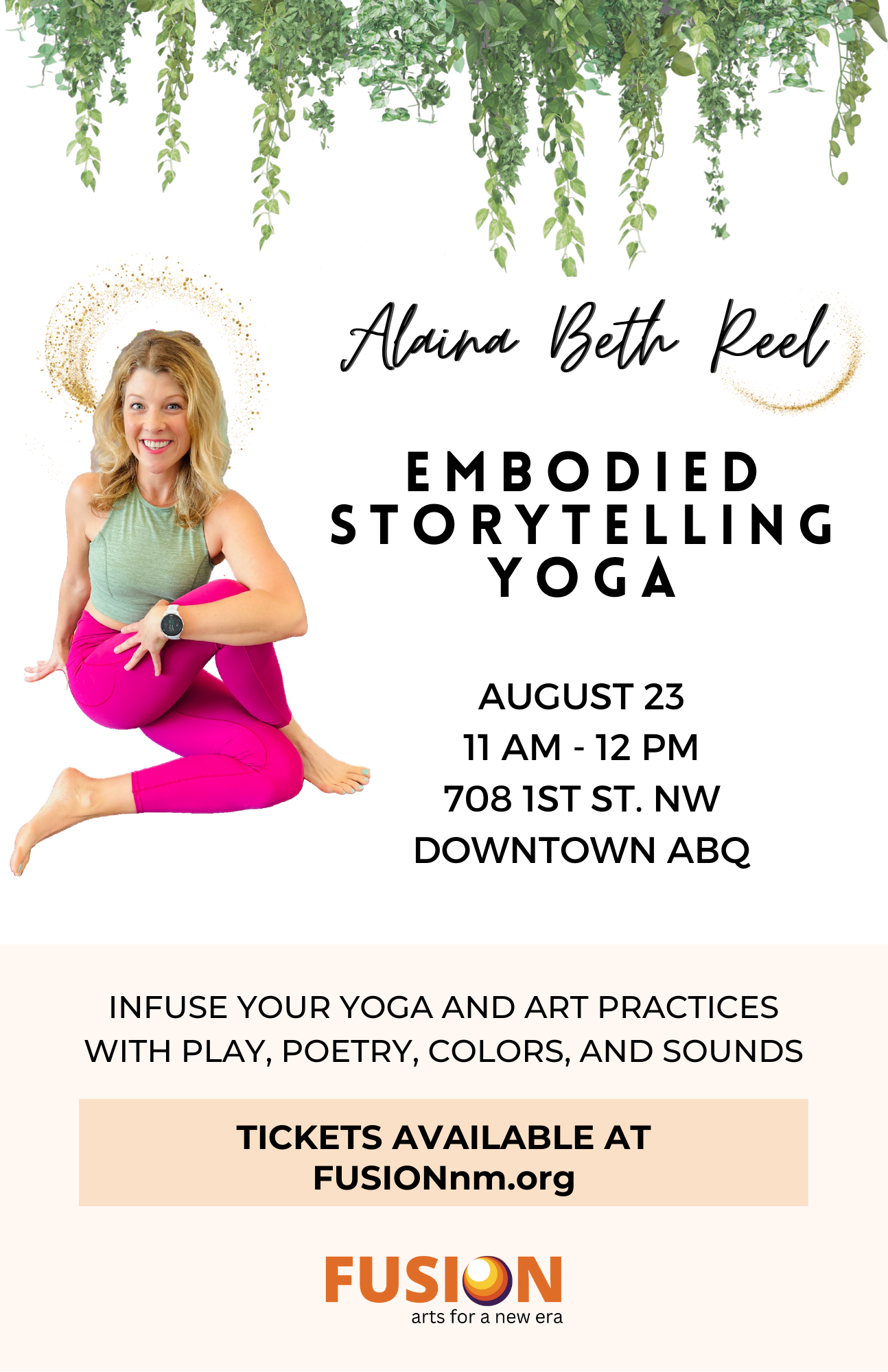 Embodied Storytelling Yoga with Alaina Beth Reel — FUSION