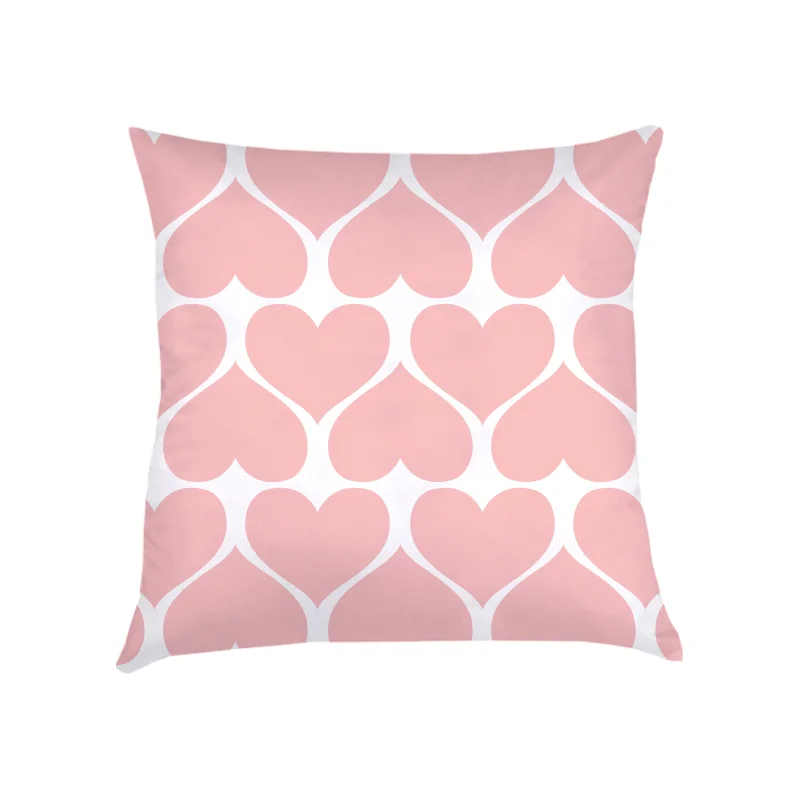 ALMOFADA CORAÇÕES (capa + recheio) | ROSA CORAL CLARO | 50x50cm | R$159,00 COD: KIDS_RS_0101 CApas podem ser vendidas separadamente - valor R$139,00