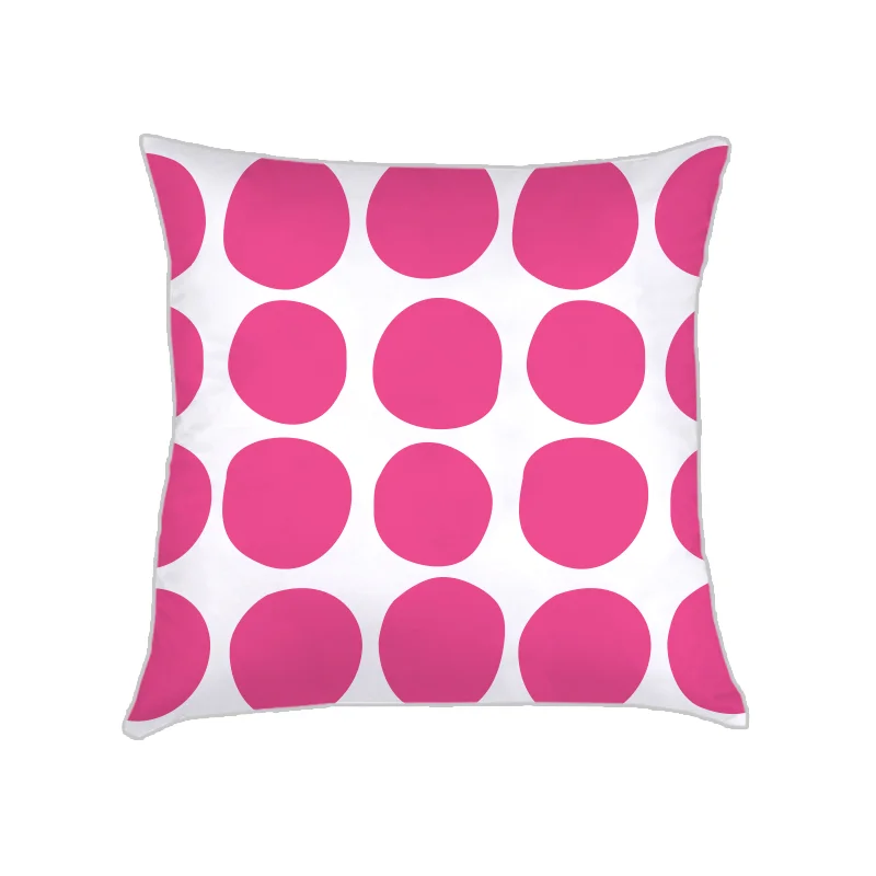 ALMOFADA POÁ GRANDE (capa + recheio) | ROSA E VIVO ROSA | 50x50cm | R$159,00 COD: KIDS_RS_0084 CApas podem ser vendidas separadamente - valor R$139,00